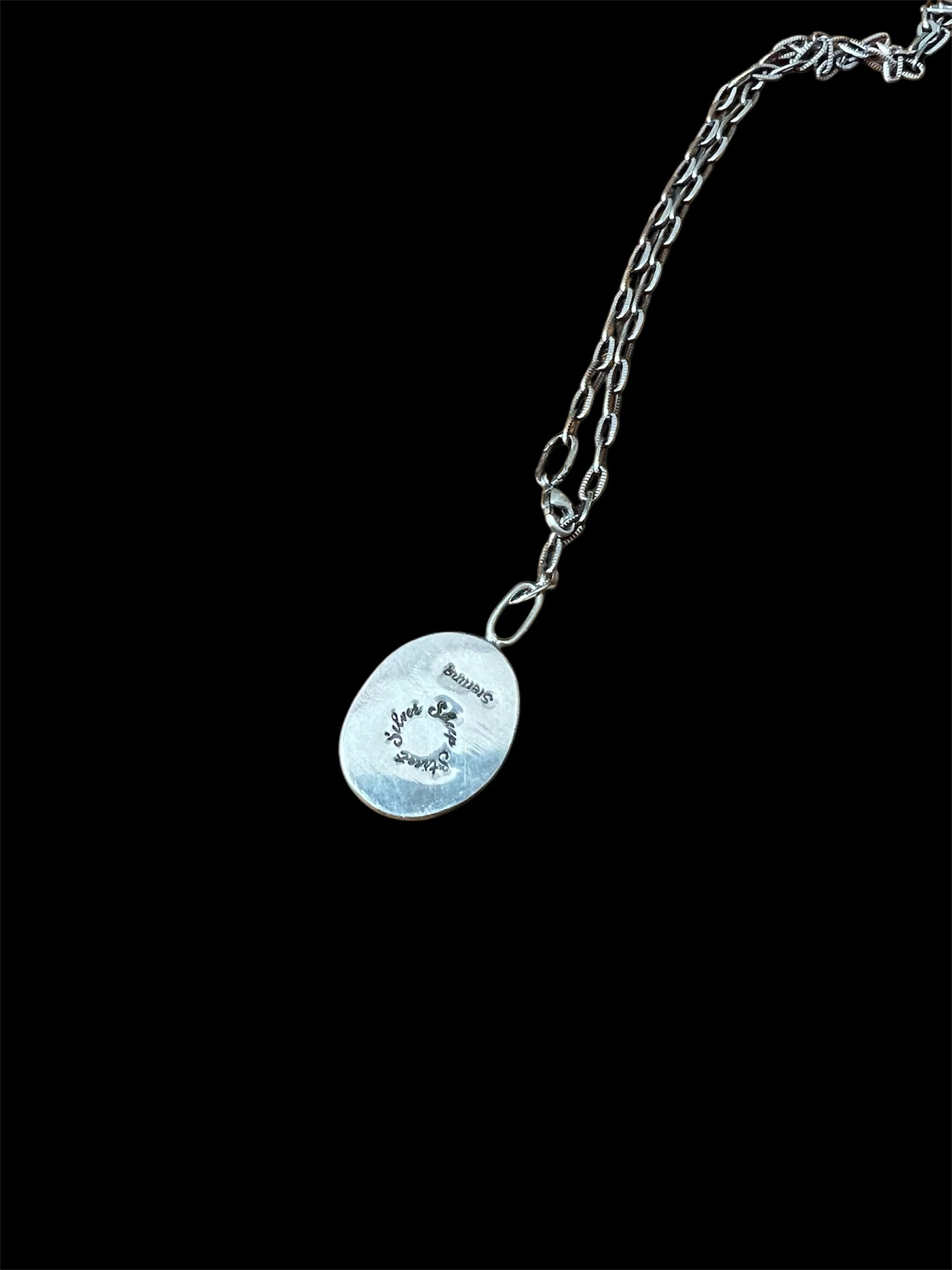 Sterling Silver & Kingman Anklet