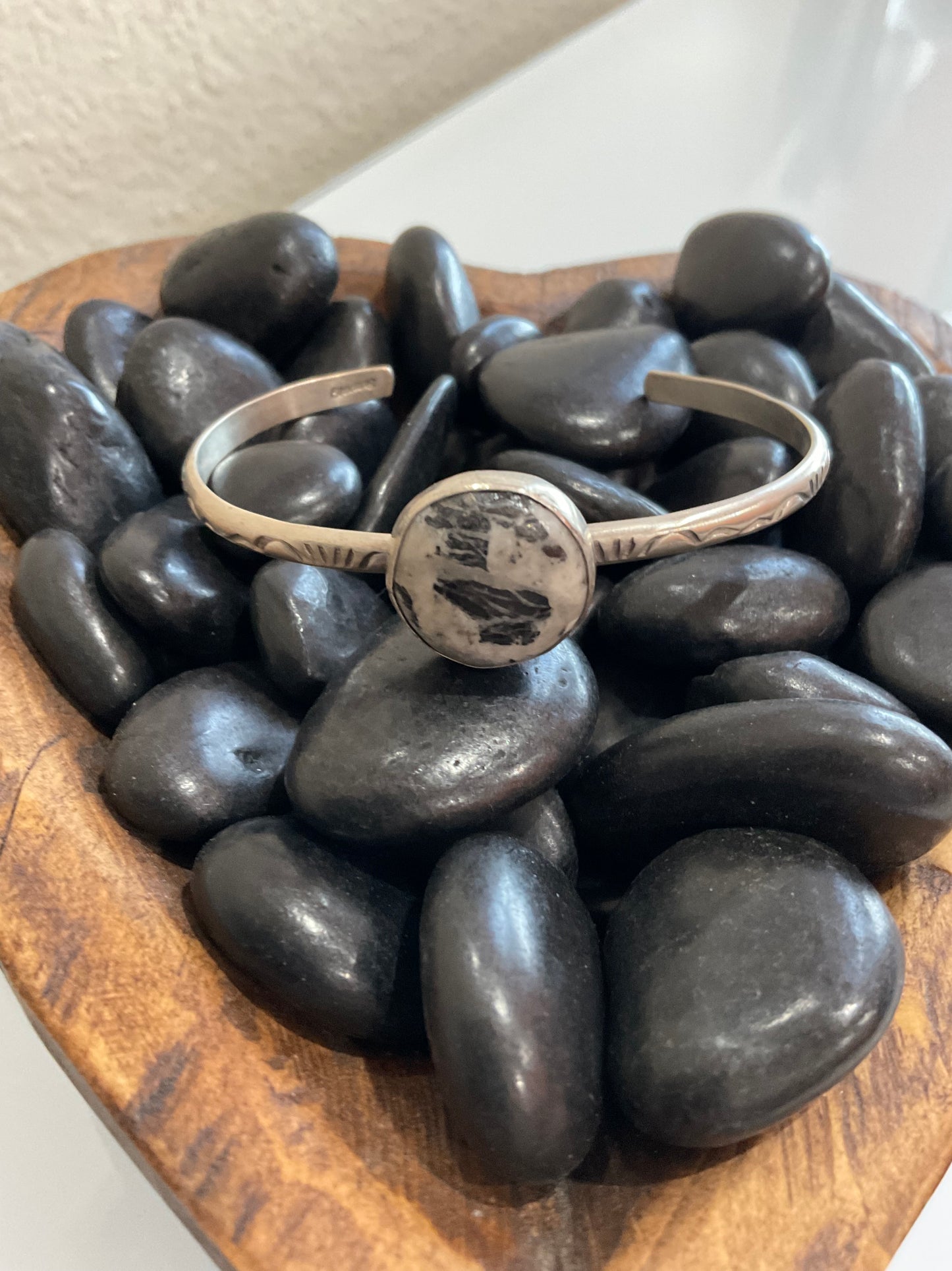 White Buffalo Stacker Cuff