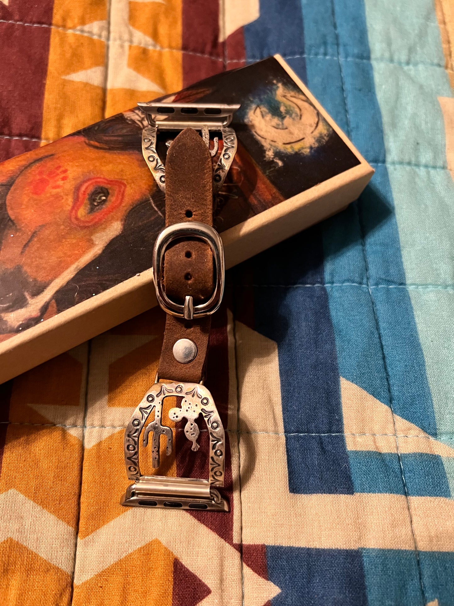 Sterling Silver Cactus Apple Watch Band