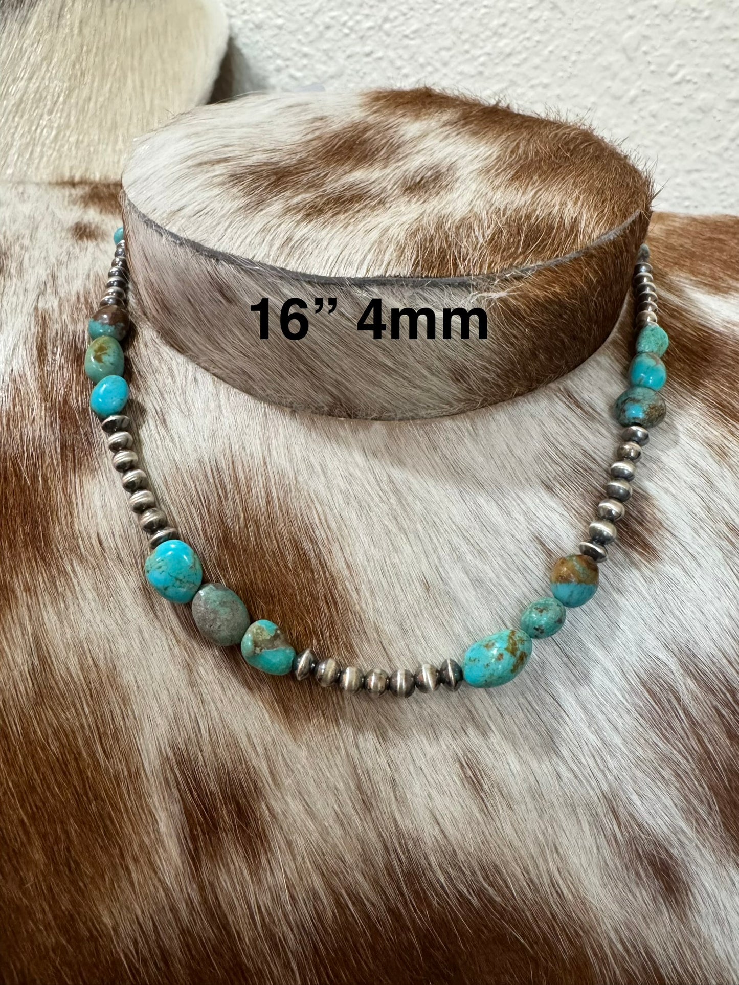 Sterling Silver Pearls w/Kingman