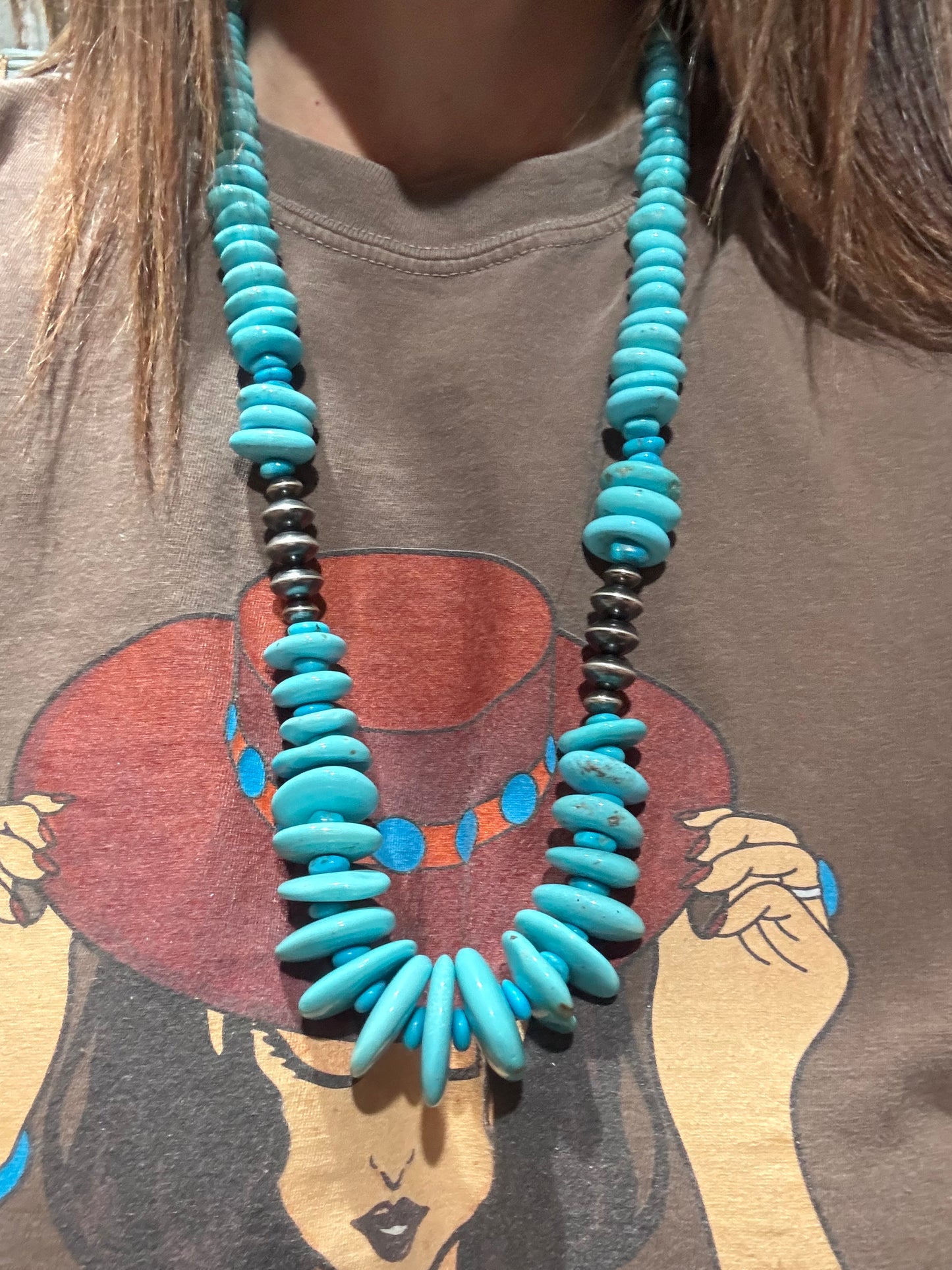 Kingman & Sleeping Beauty Statement Necklace