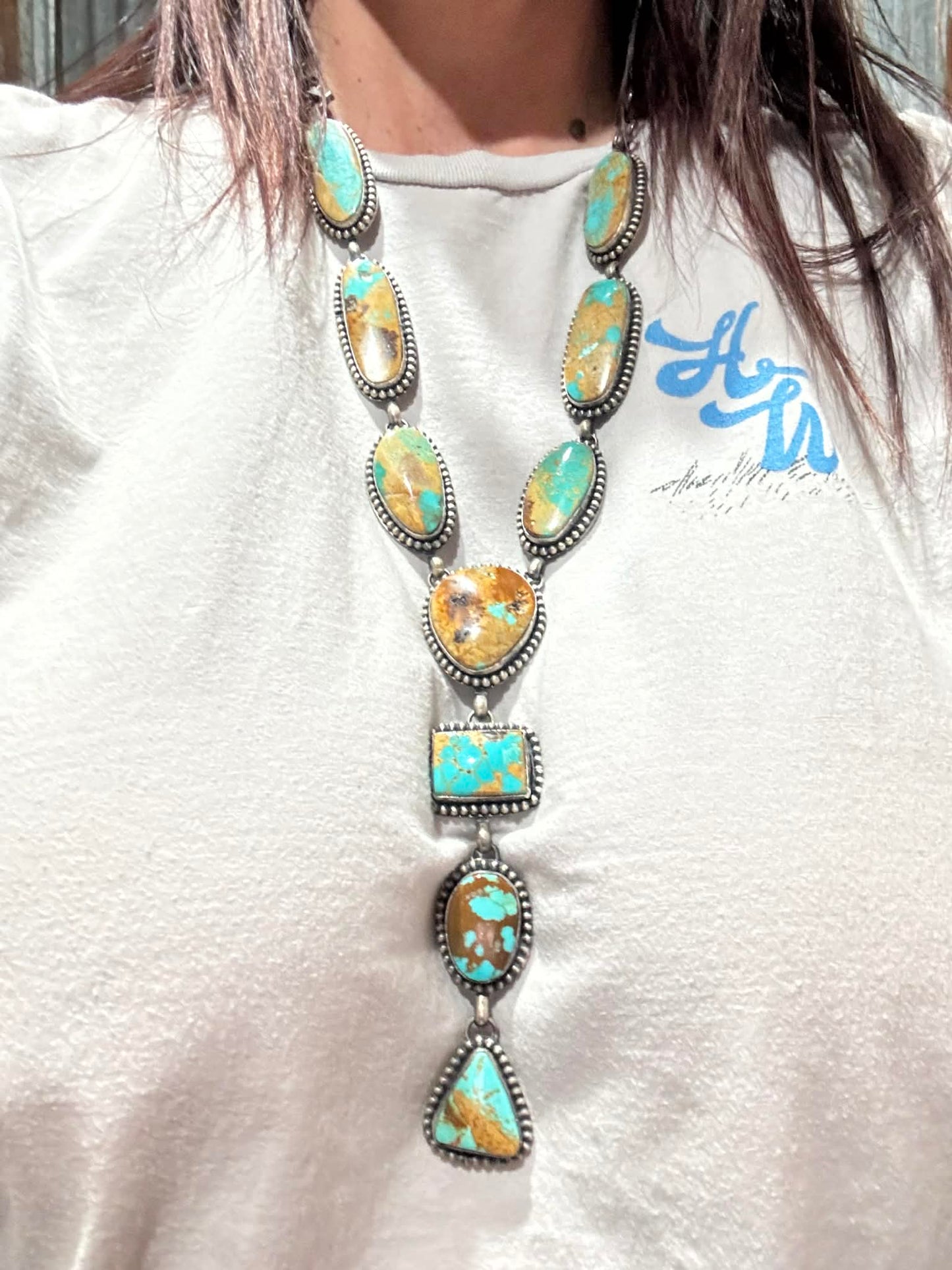 Mine #8 Turquoise Lariat