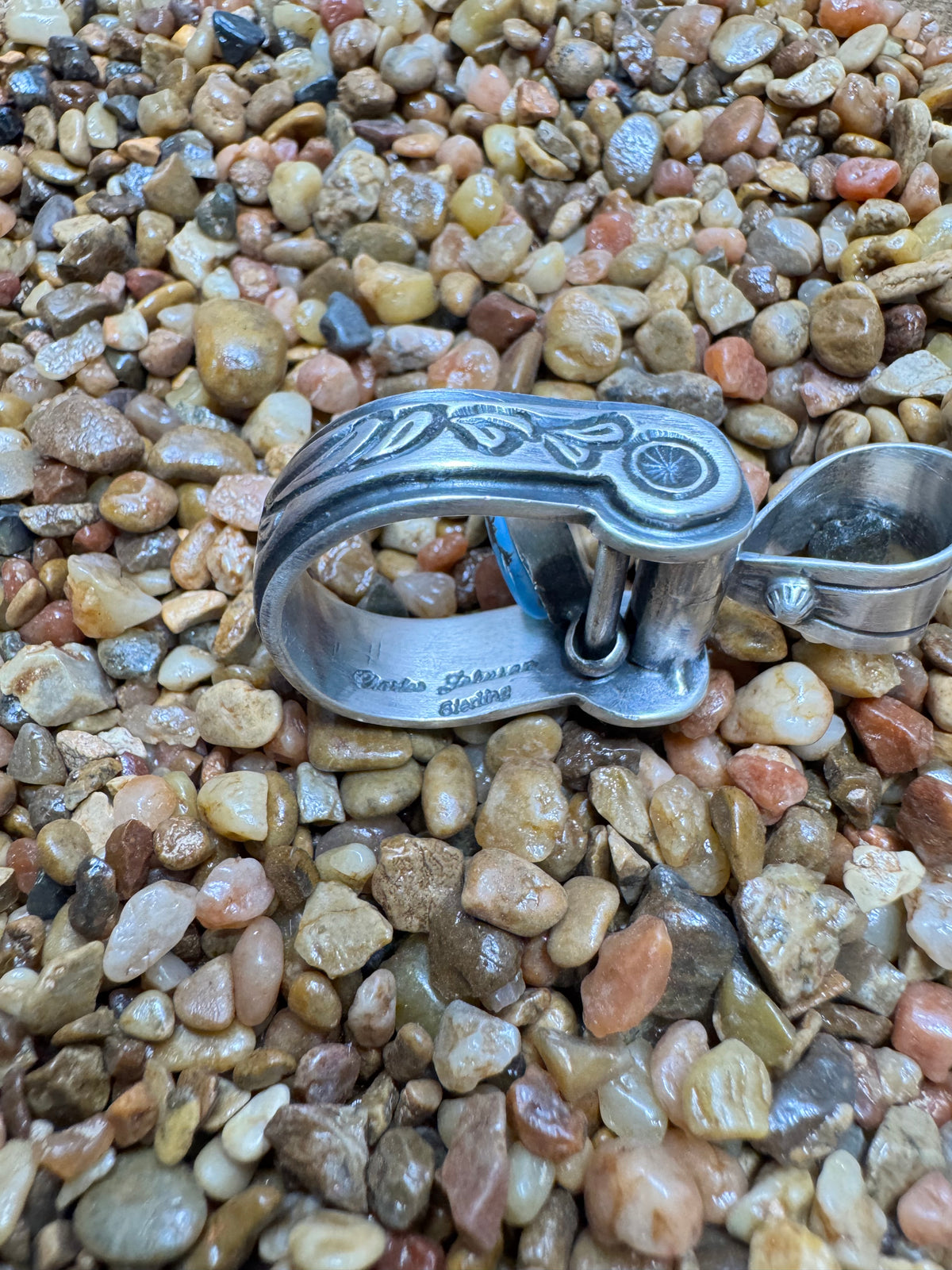 Golden Hills Stirrup Pendant