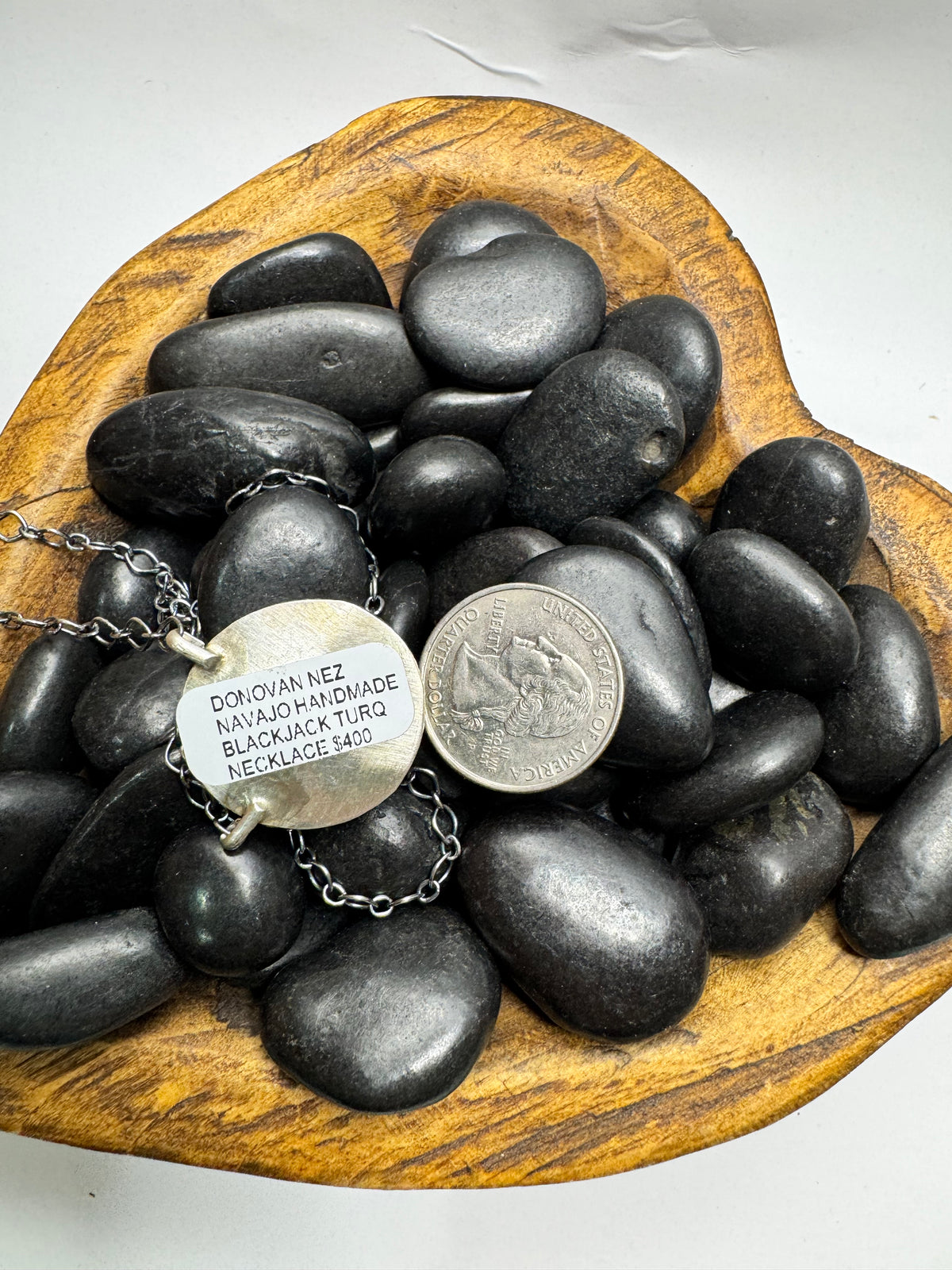 Blackjack Single Stone Necklace
