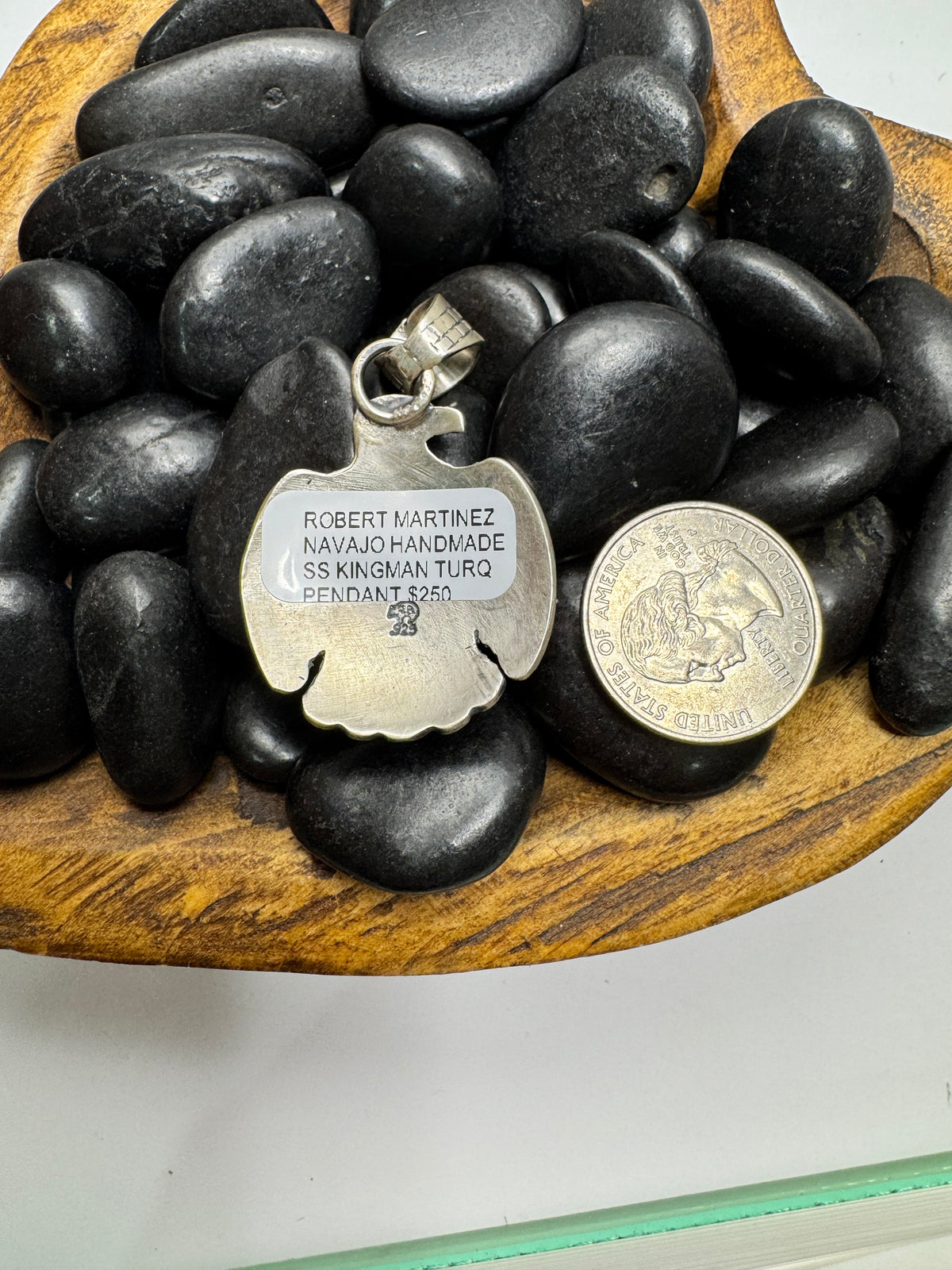 Sleeping Beauty Thunderbird Pendant