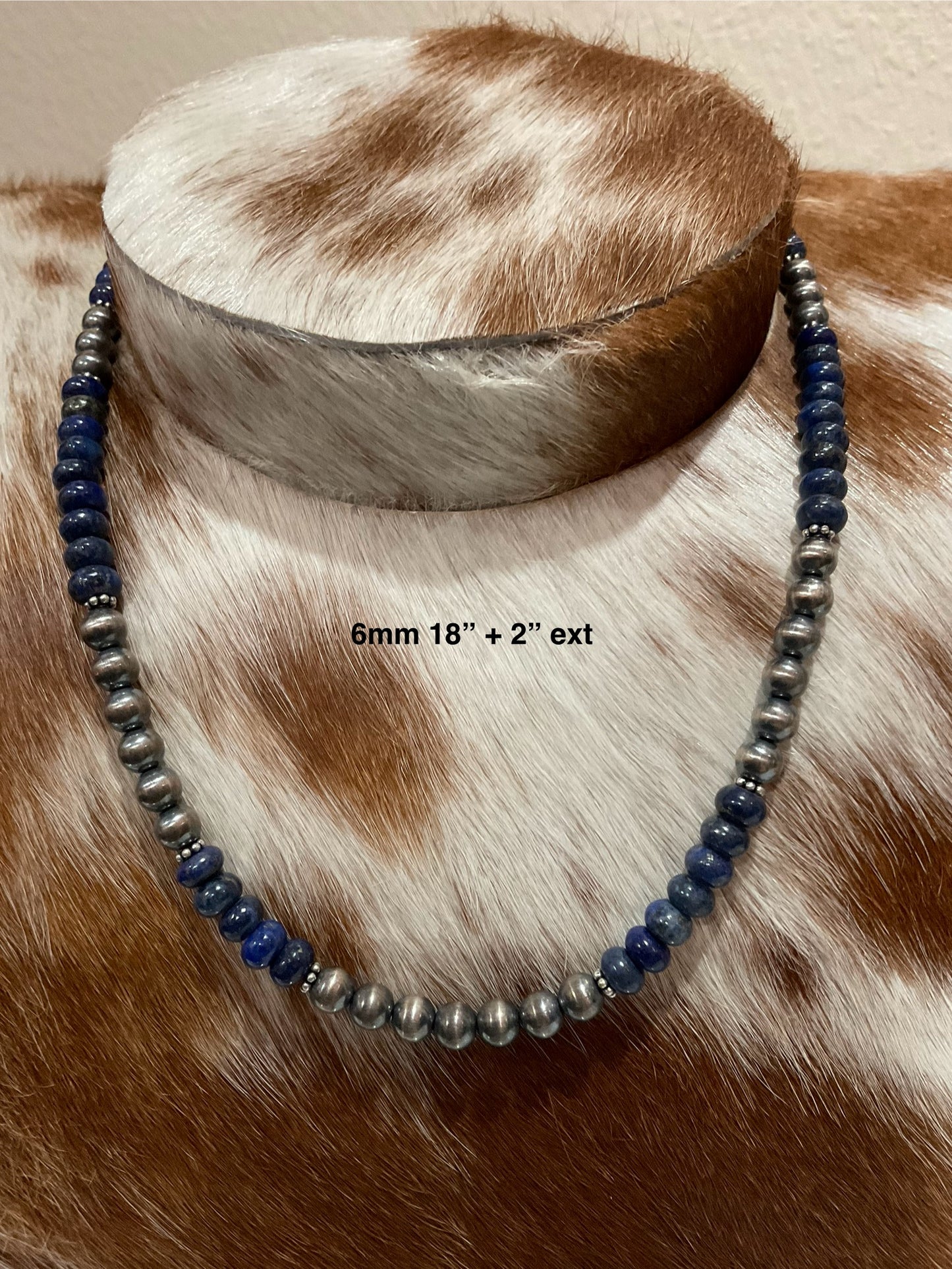 Sterling Silver Pearls w/Lapis