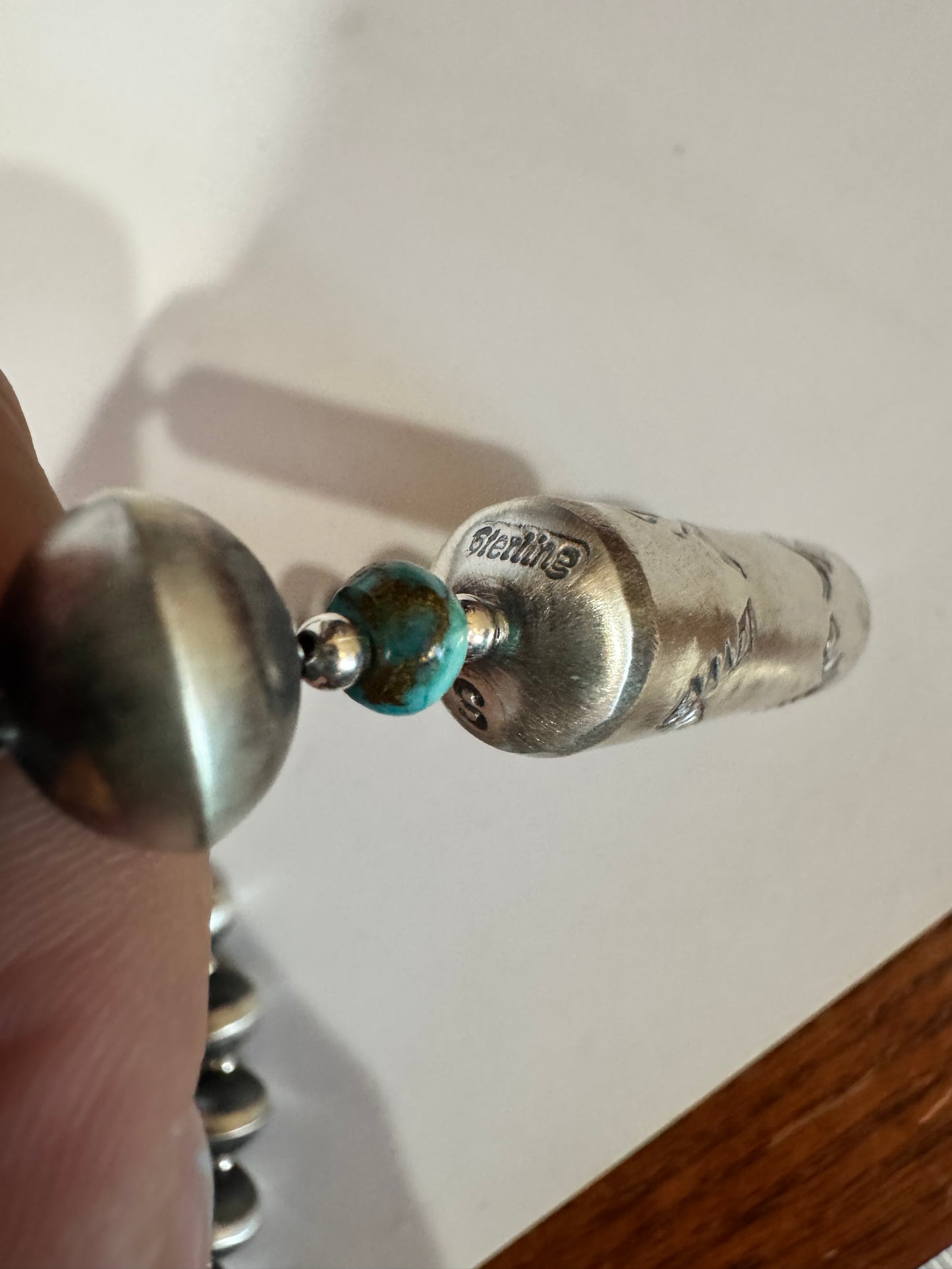 Handmade Navajo Pearls & Earrings Set