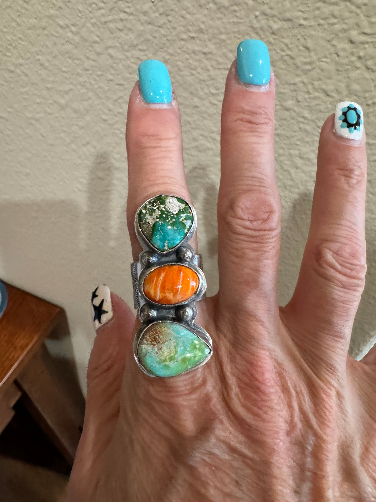 Sonoran Gold, Orange Spiny & Royston Ring