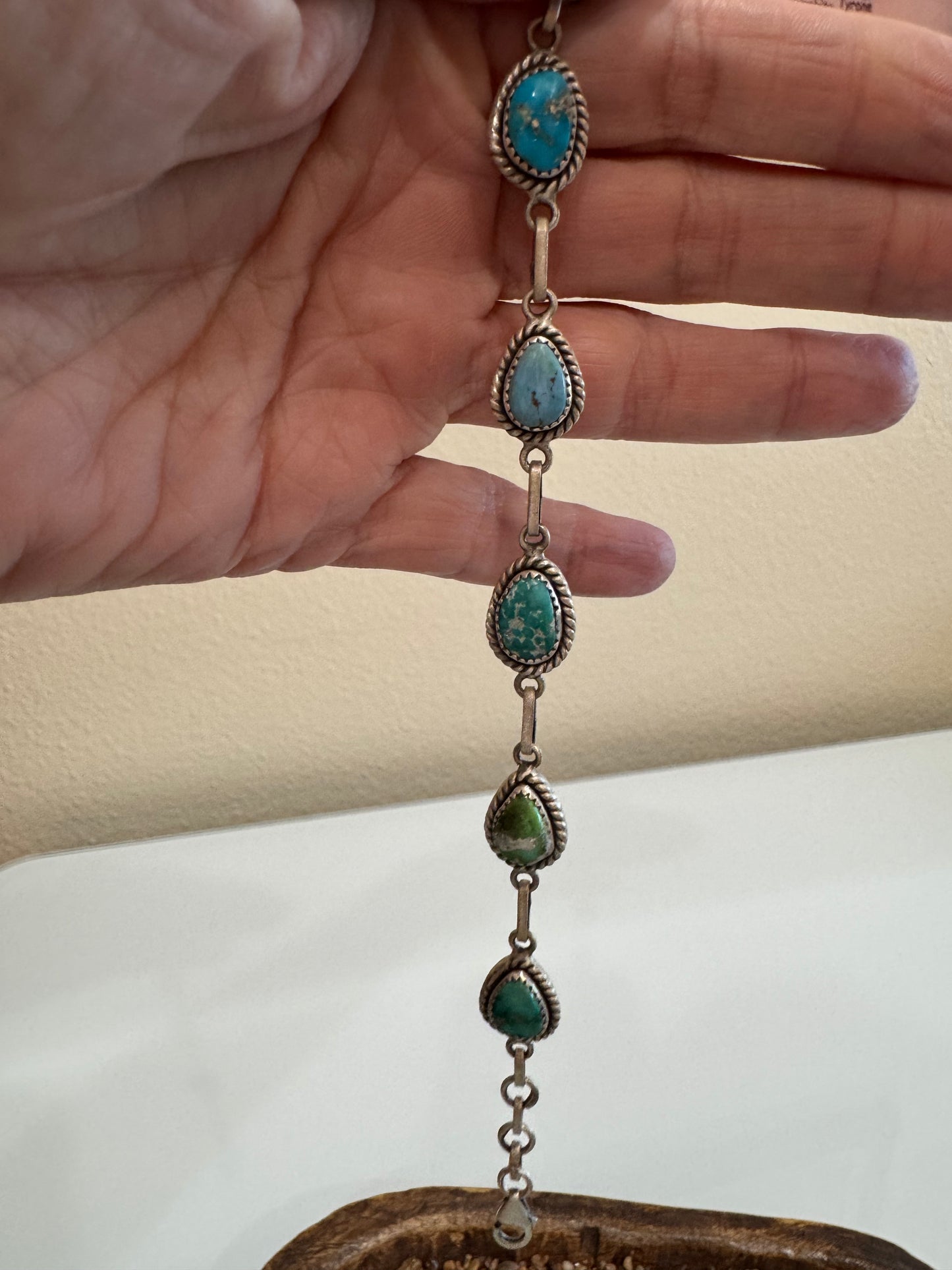 Mixed Turquoise Multi Stone Bracelet