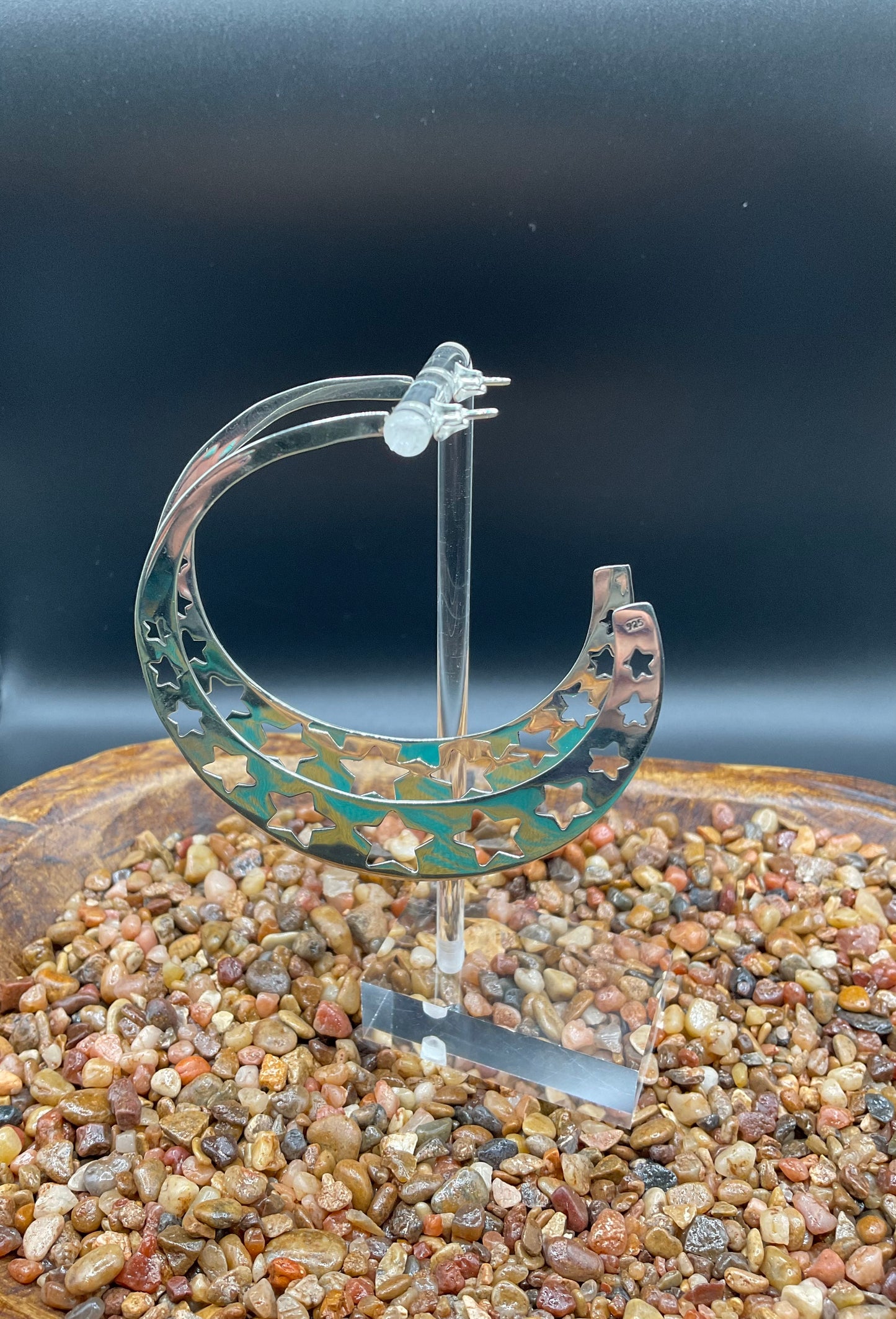 Star Hoop Earrings