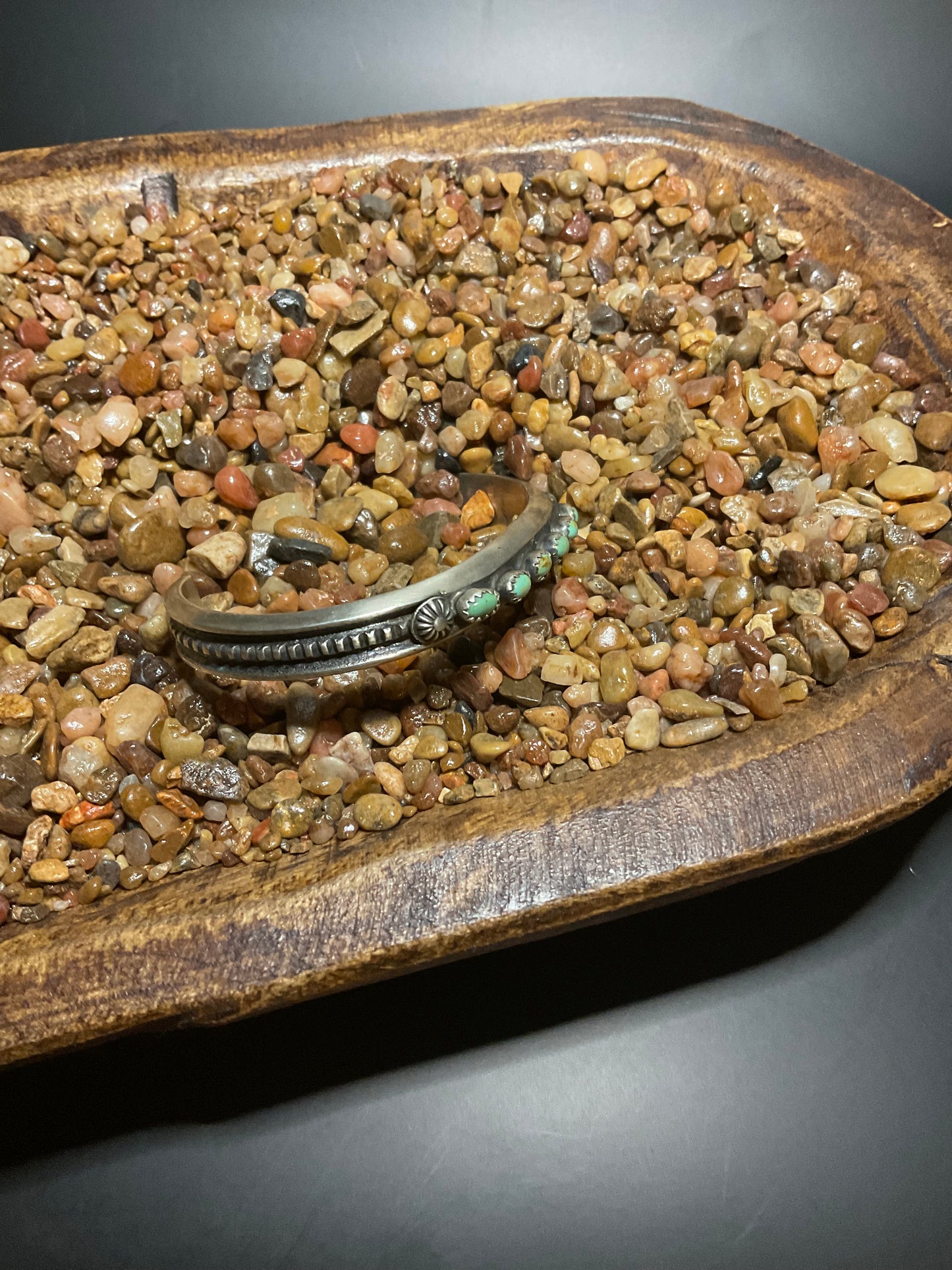 Green Kingman 6 Stone Cuff