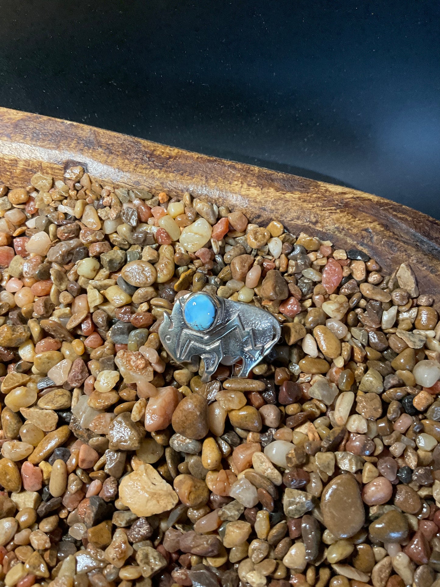 Golden Hills Sterling Silver Buffalo Pin