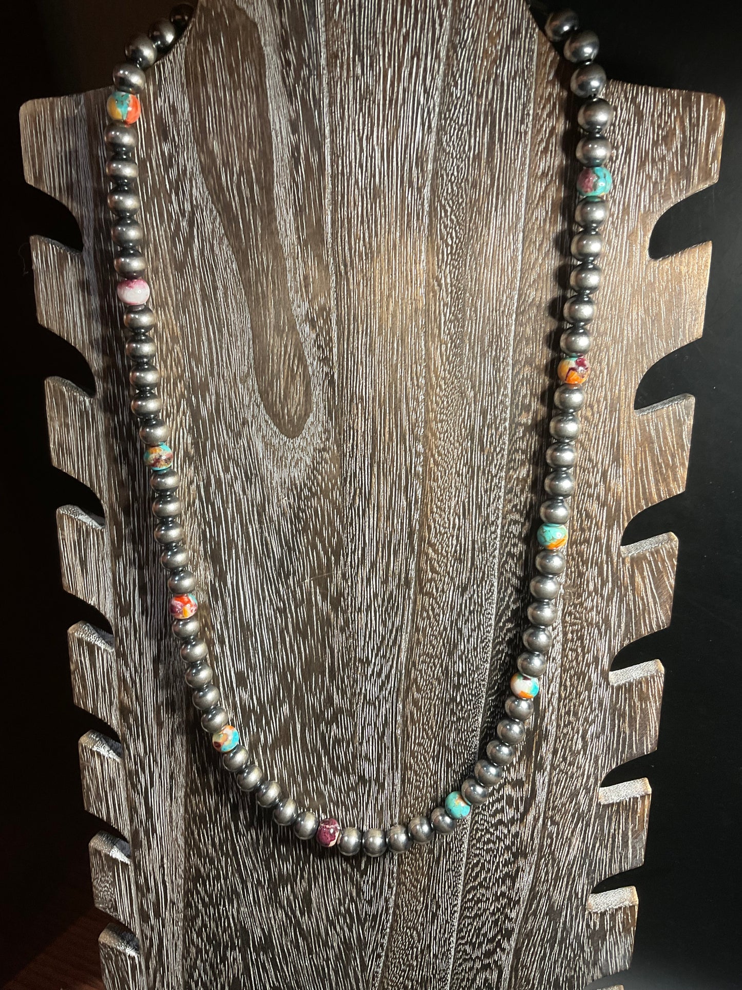 Sterling Silver Pearls with Color