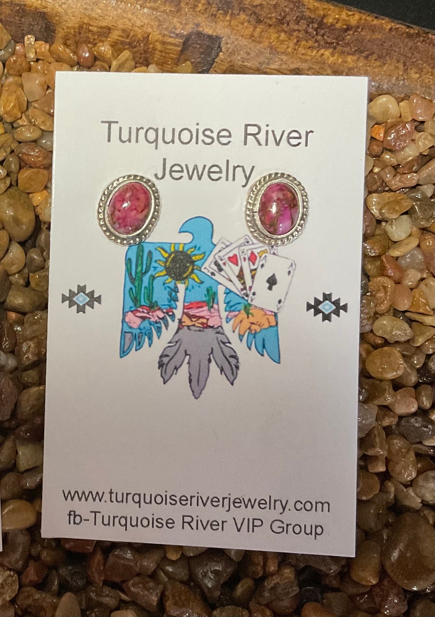 Pink Dahlia Stud Earrings
