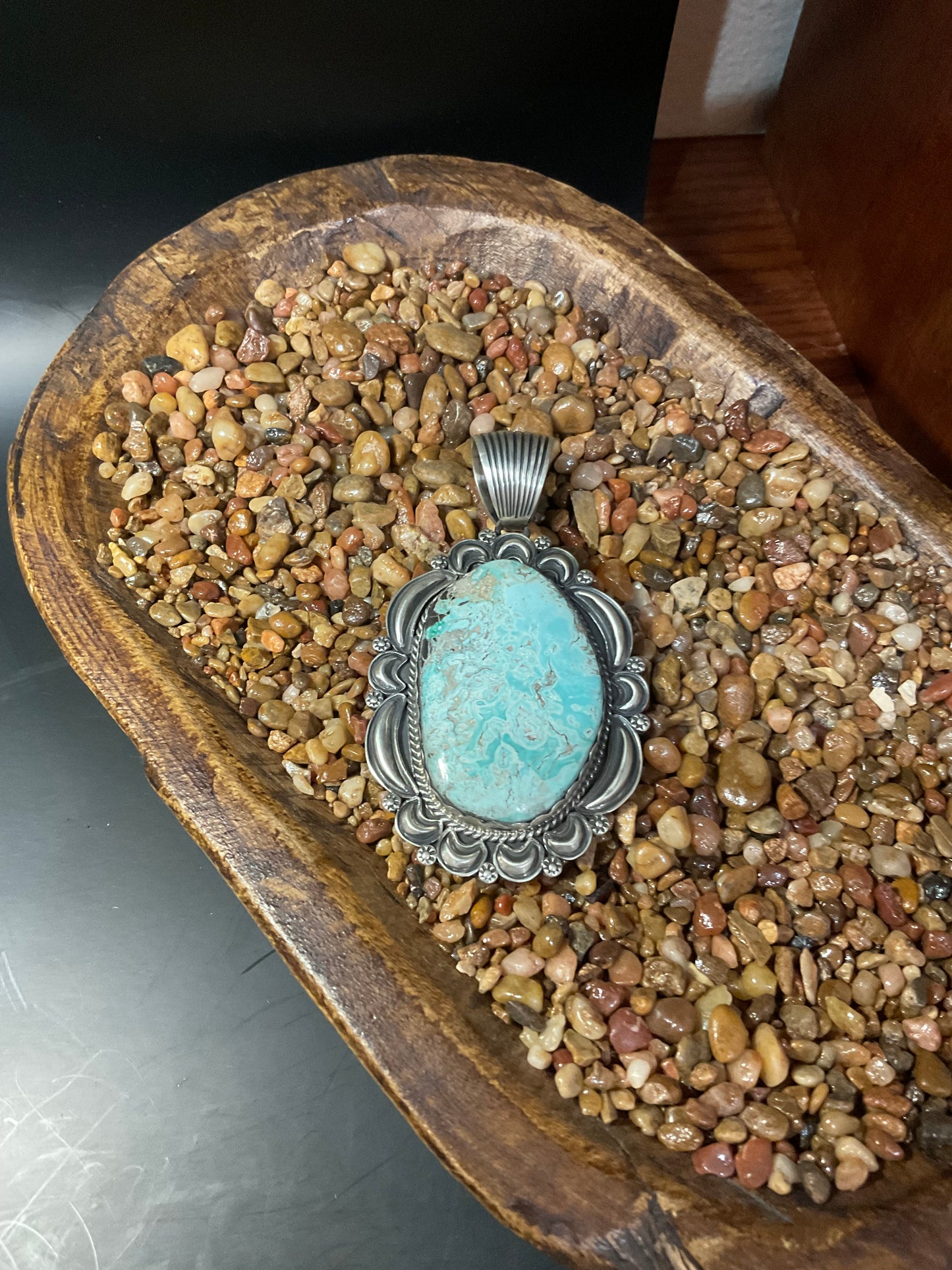 Whitewater Turquoise Pendant