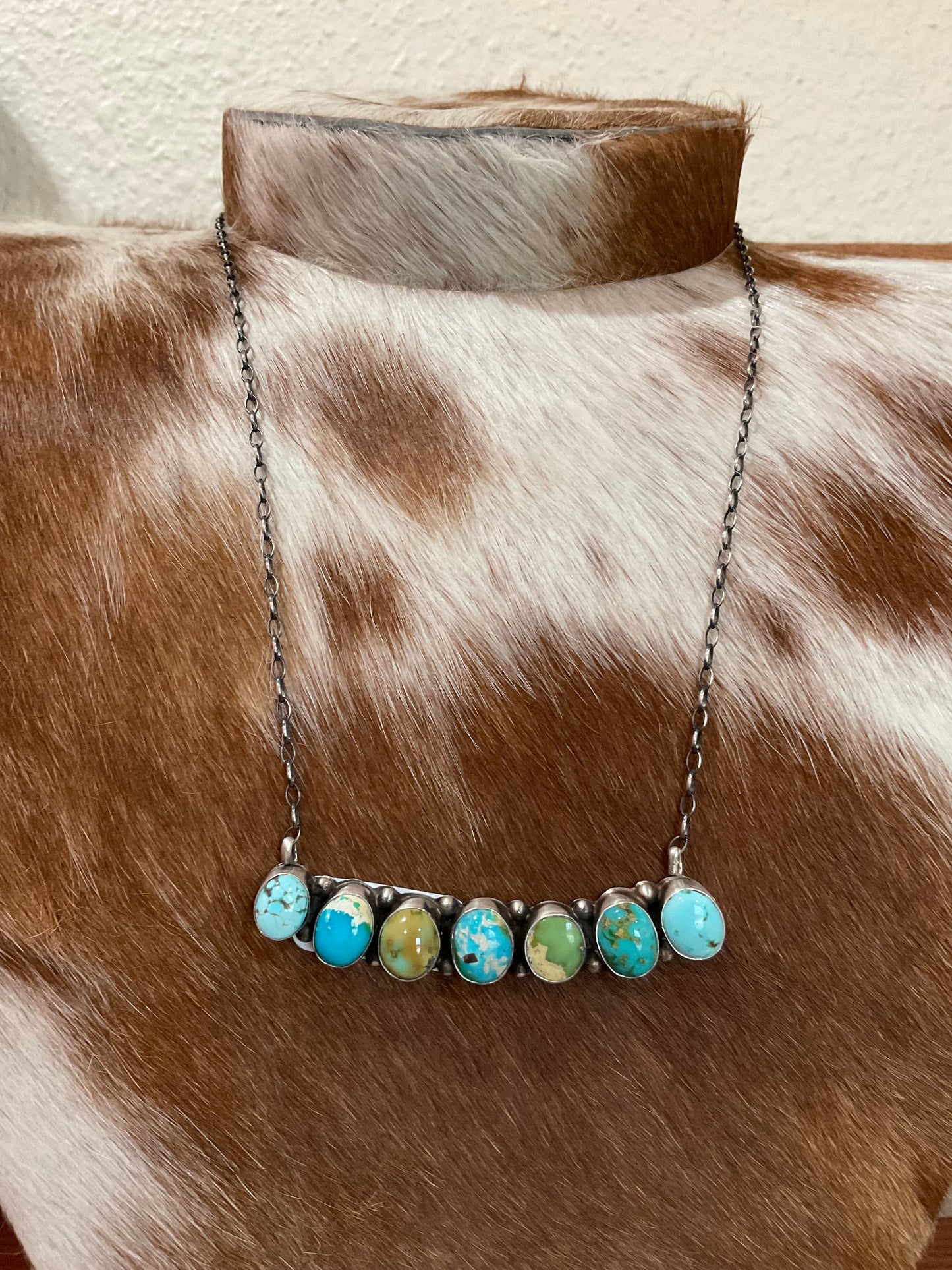 Multi Stone Bar Necklaces
