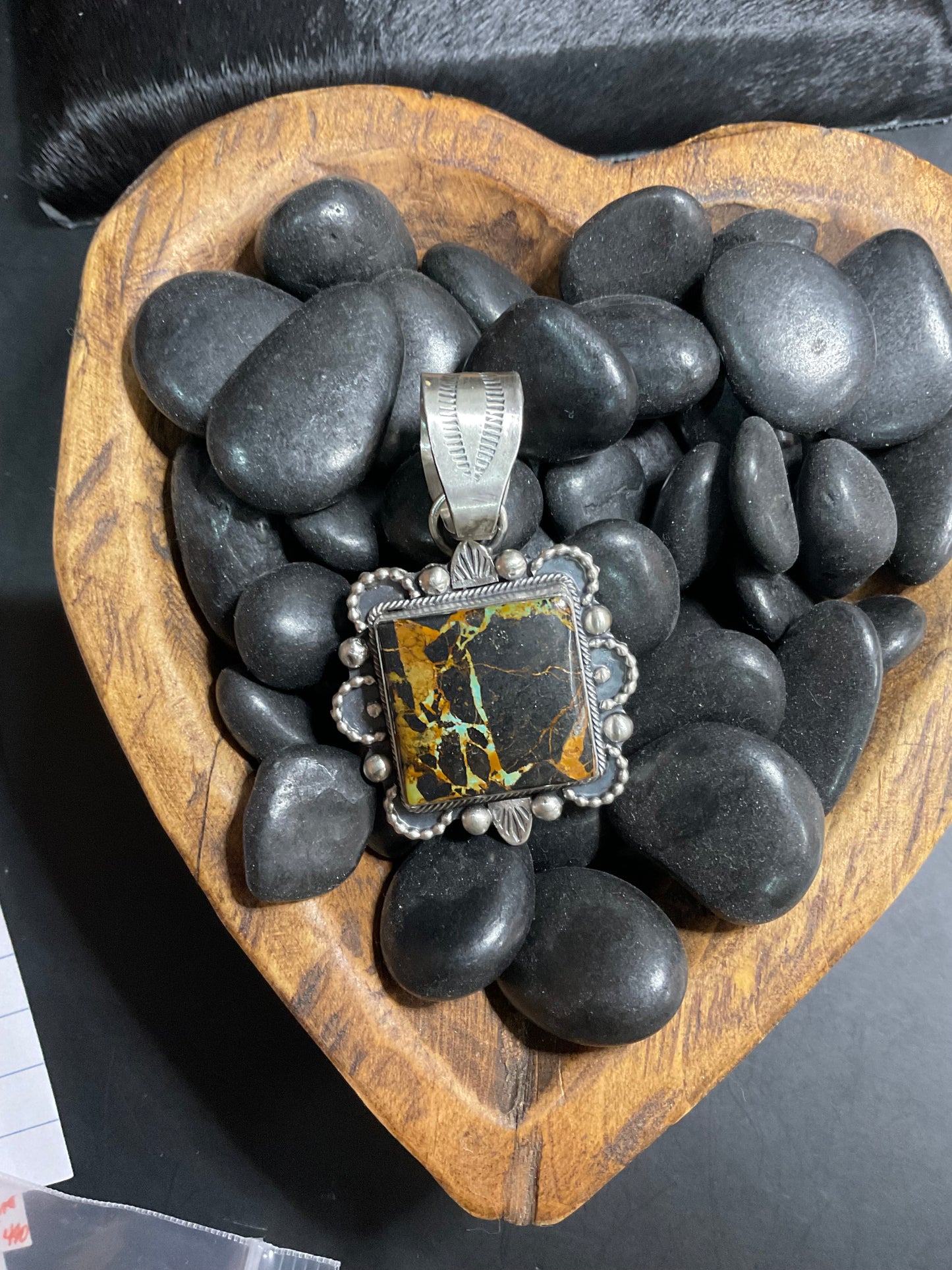 Blackjack Turquoise Pendants