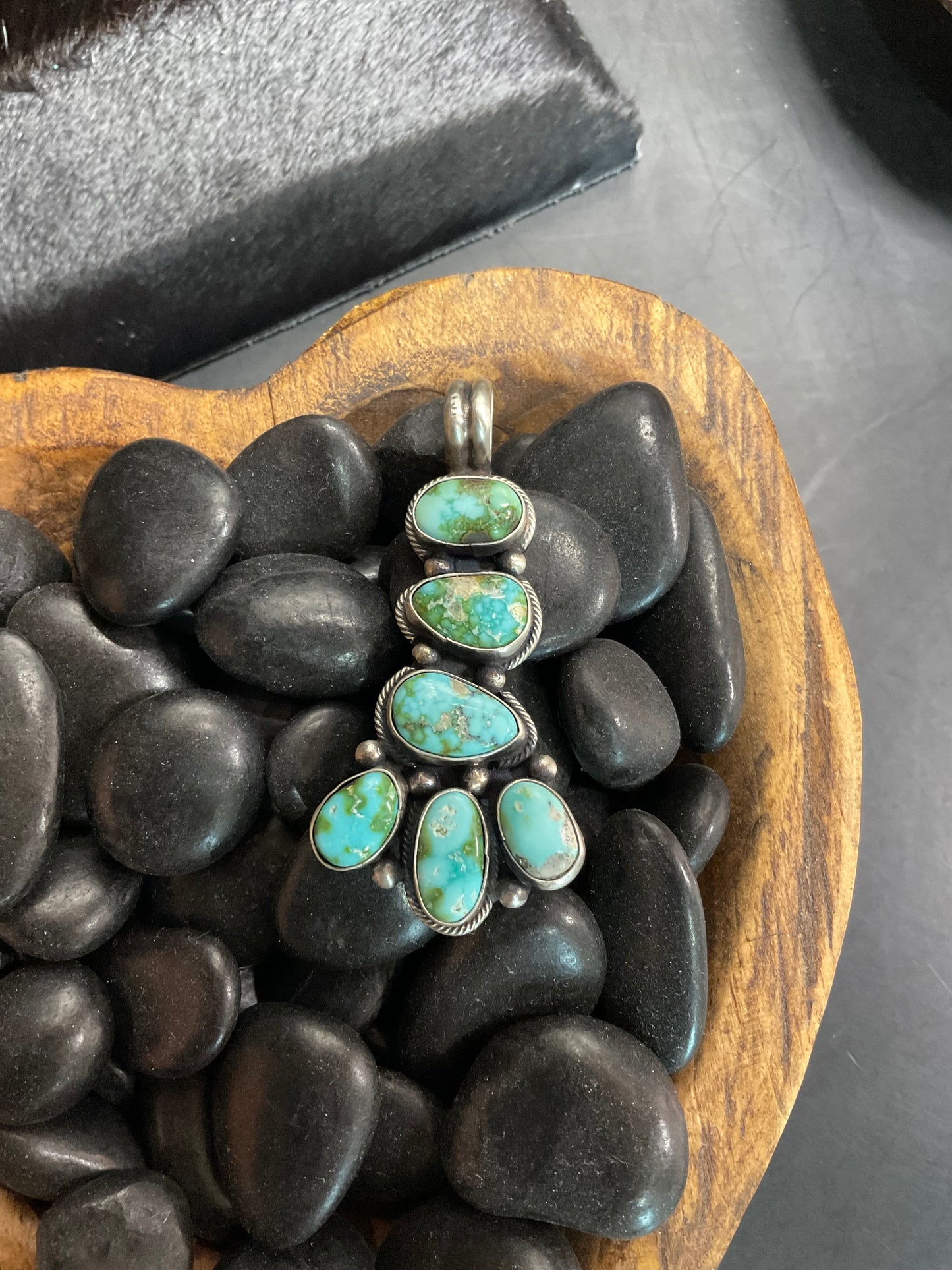 Sonoran Turquoise Cluster Pendant