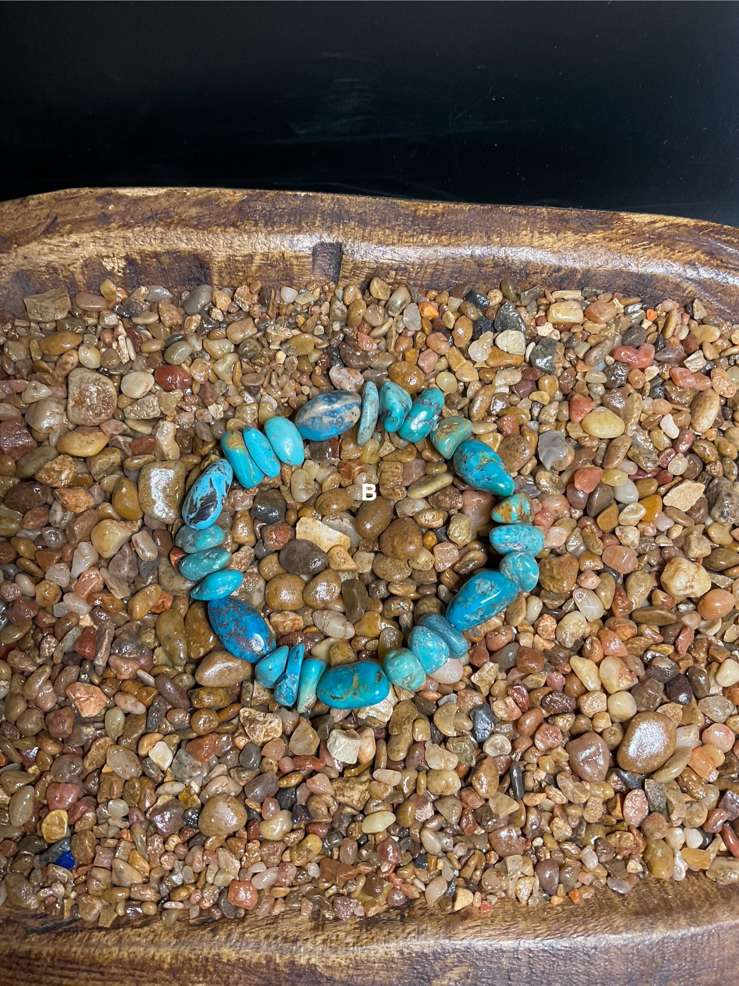 Turquoise Nugget Stretchy Bracelets