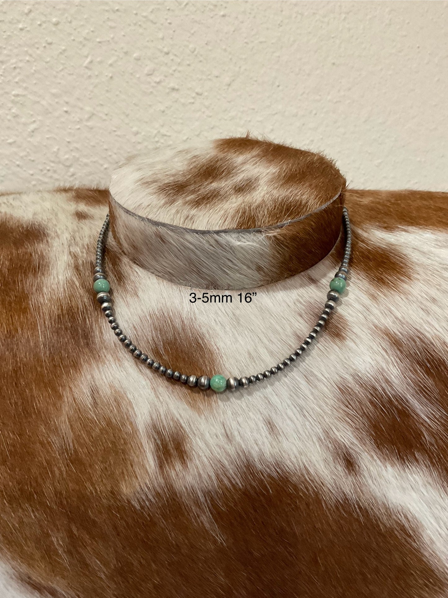 Sterling Silver Pearls With Turquoise