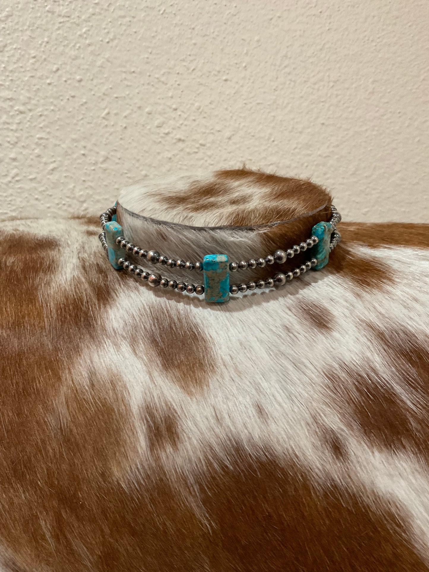 Double Strand Sterling Silver Pearl Chokers
