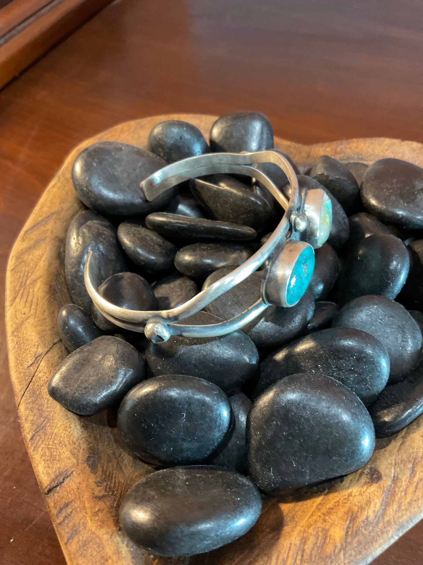 Royston Ribbon & Egyptian Turquoise Bracelet