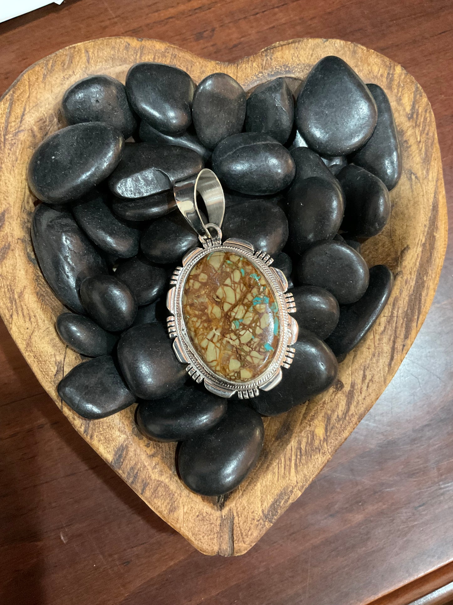 Royston Ribbon Turquoise Pendant