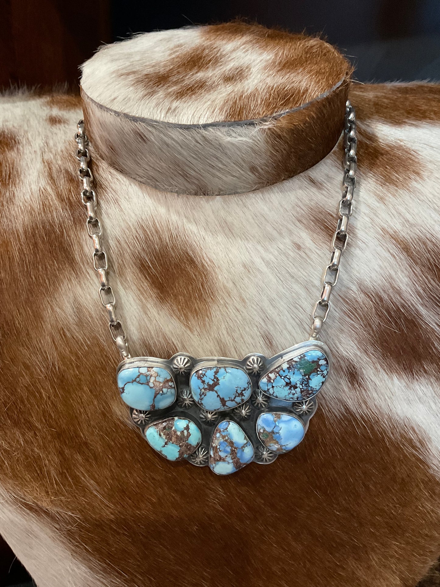 Golden Hills XL Half Cluster Necklace
