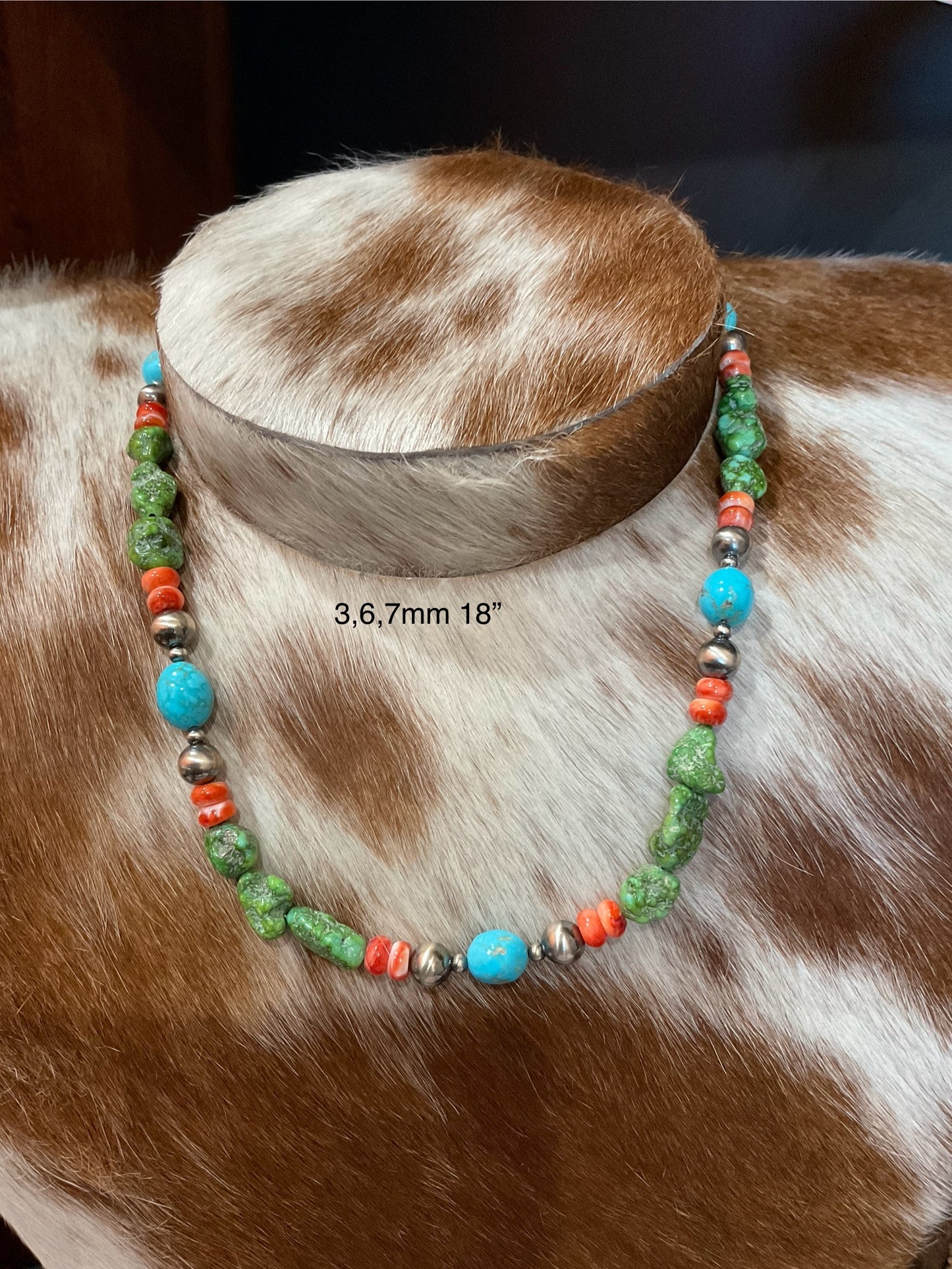 Sonoran Rose, Sonoran Gold & Spiny Oyster Necklace