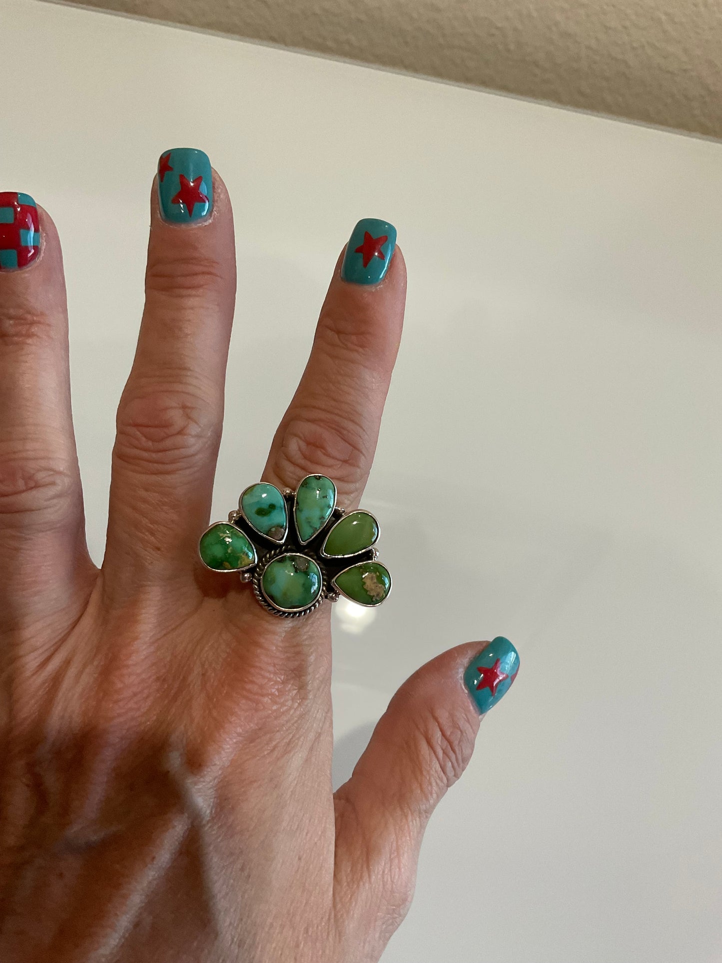 Sonoran Gold Half Cluster Ring