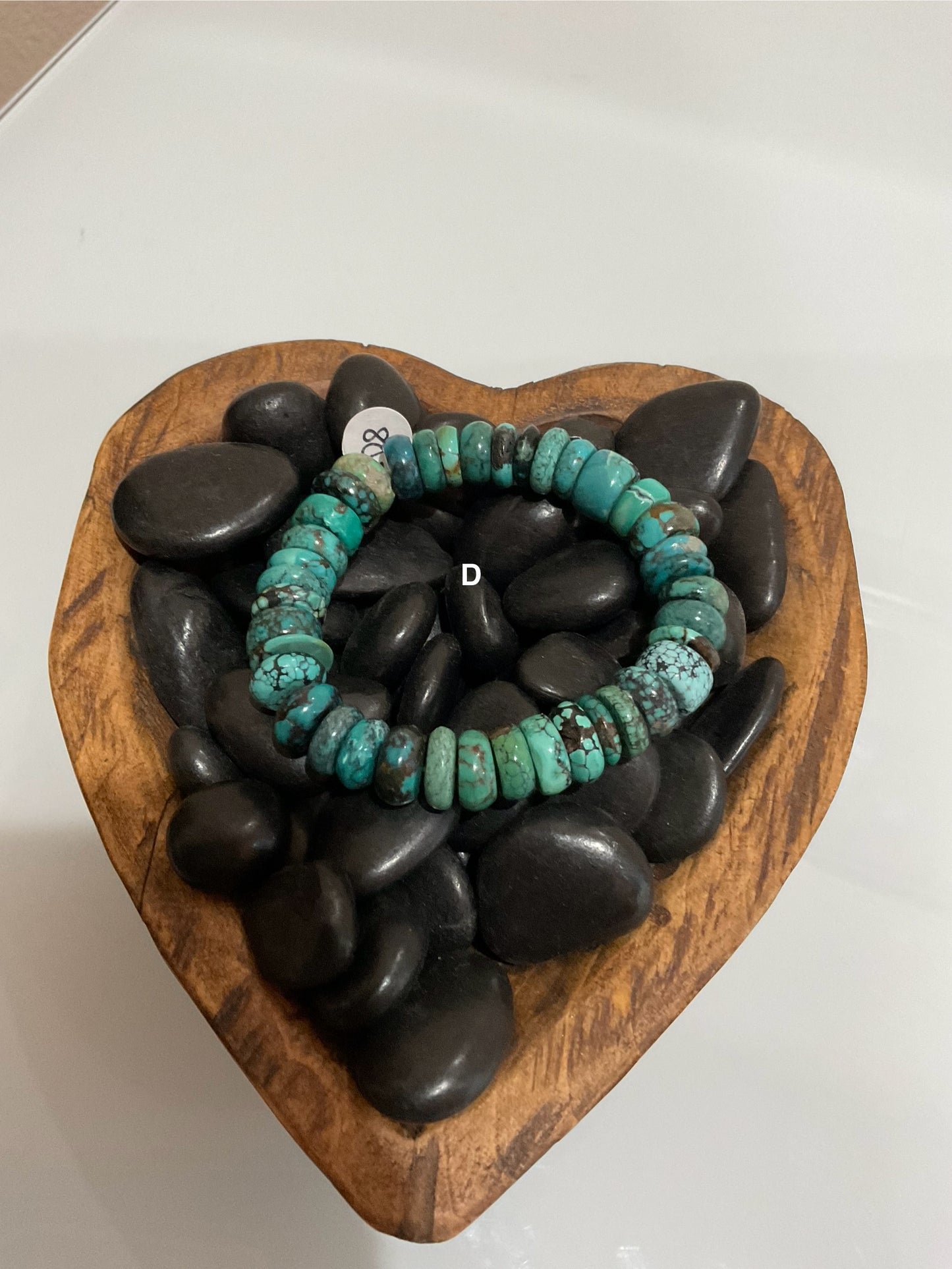 10mm Turquoise Stretchy Bracelet