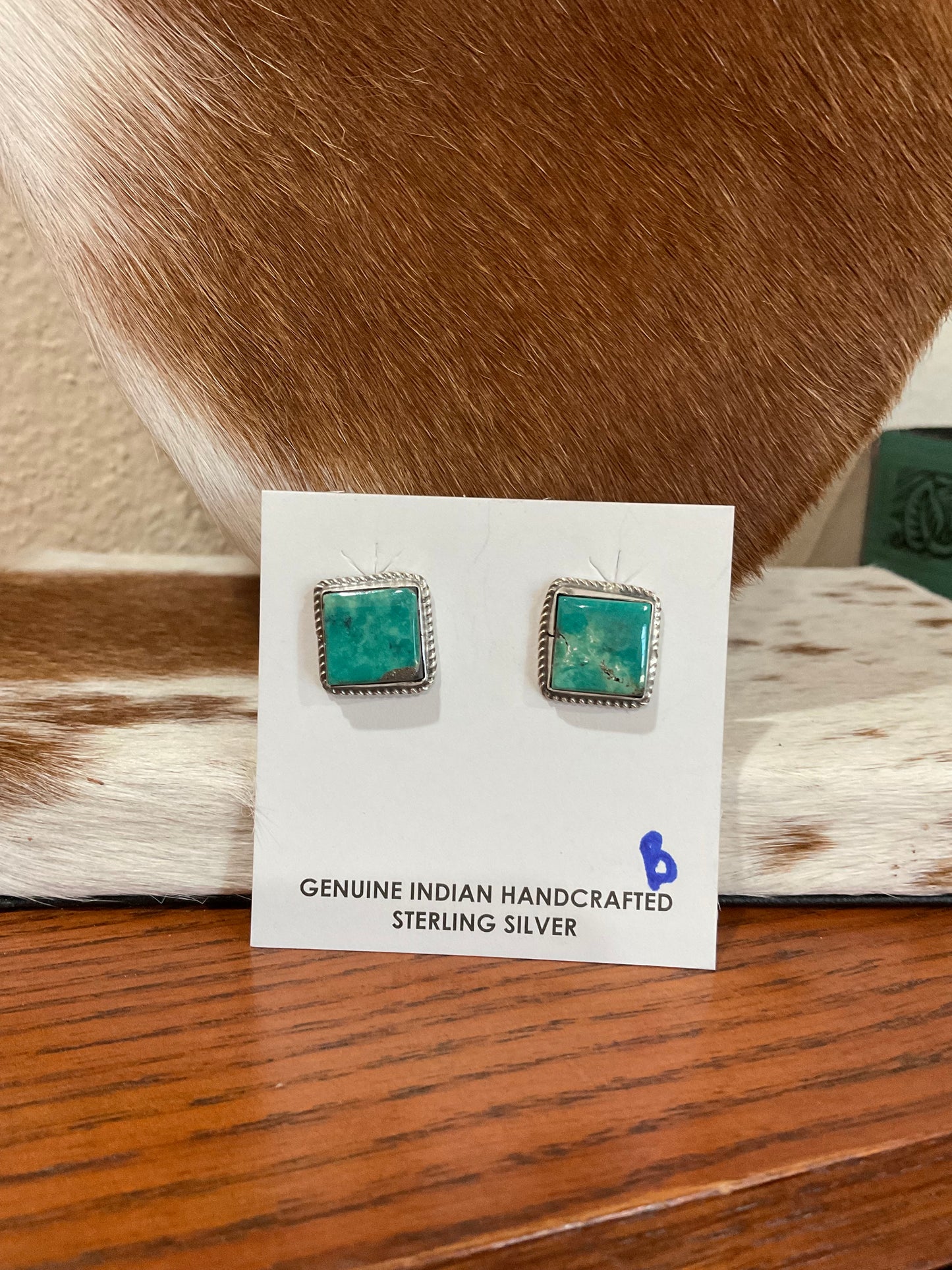 Kingman Square Stud Earrings