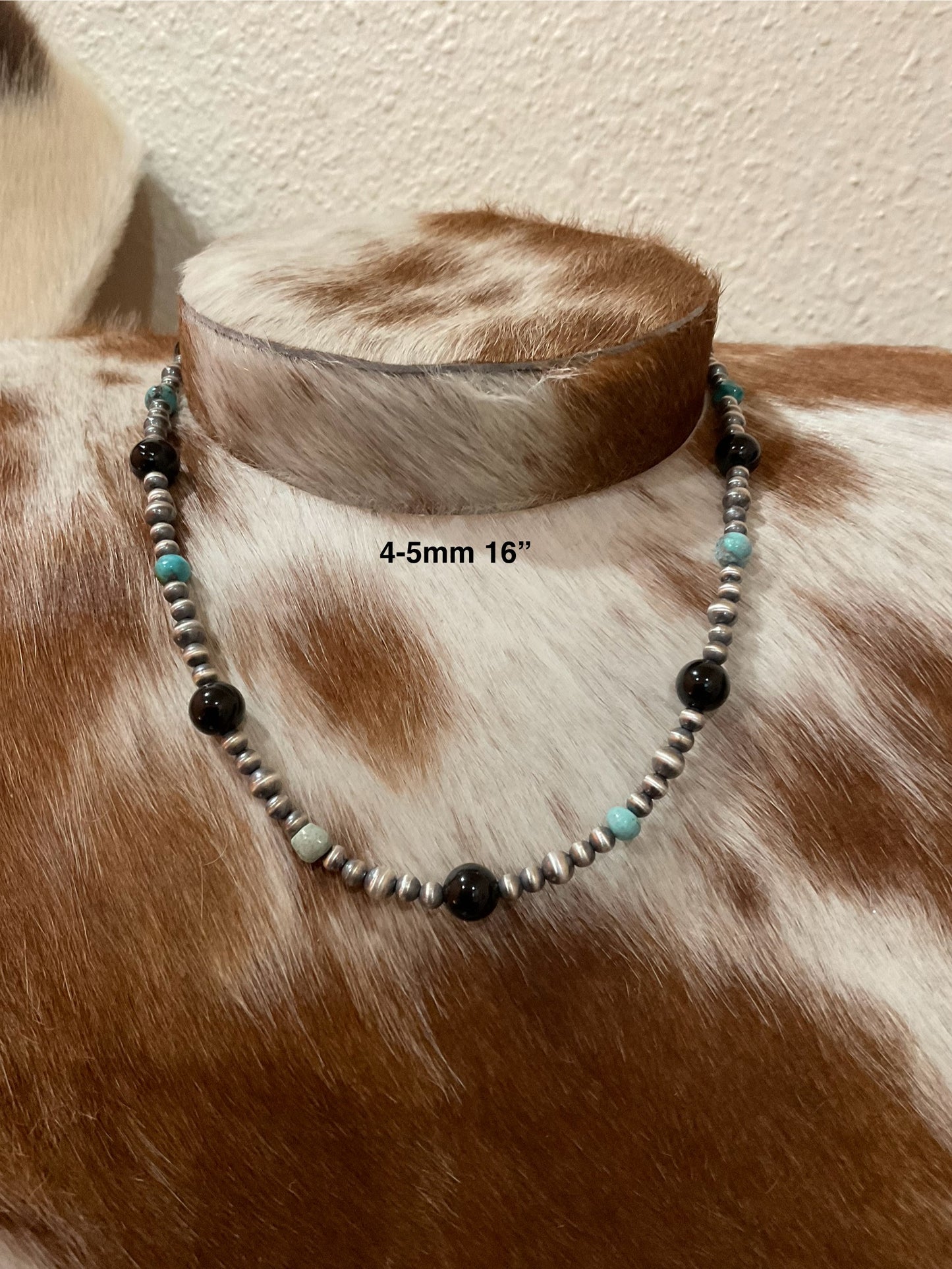 Sterling Silver Pearls w/Kingman & Black Onyx