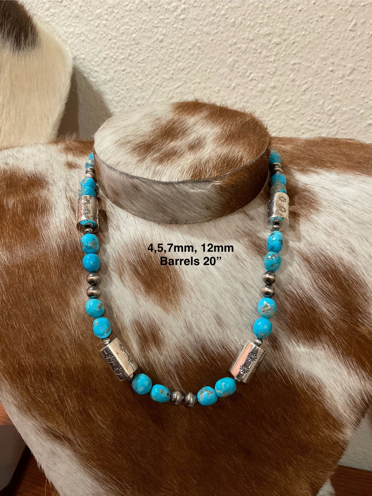Sonoran Rose Turquoise Necklace