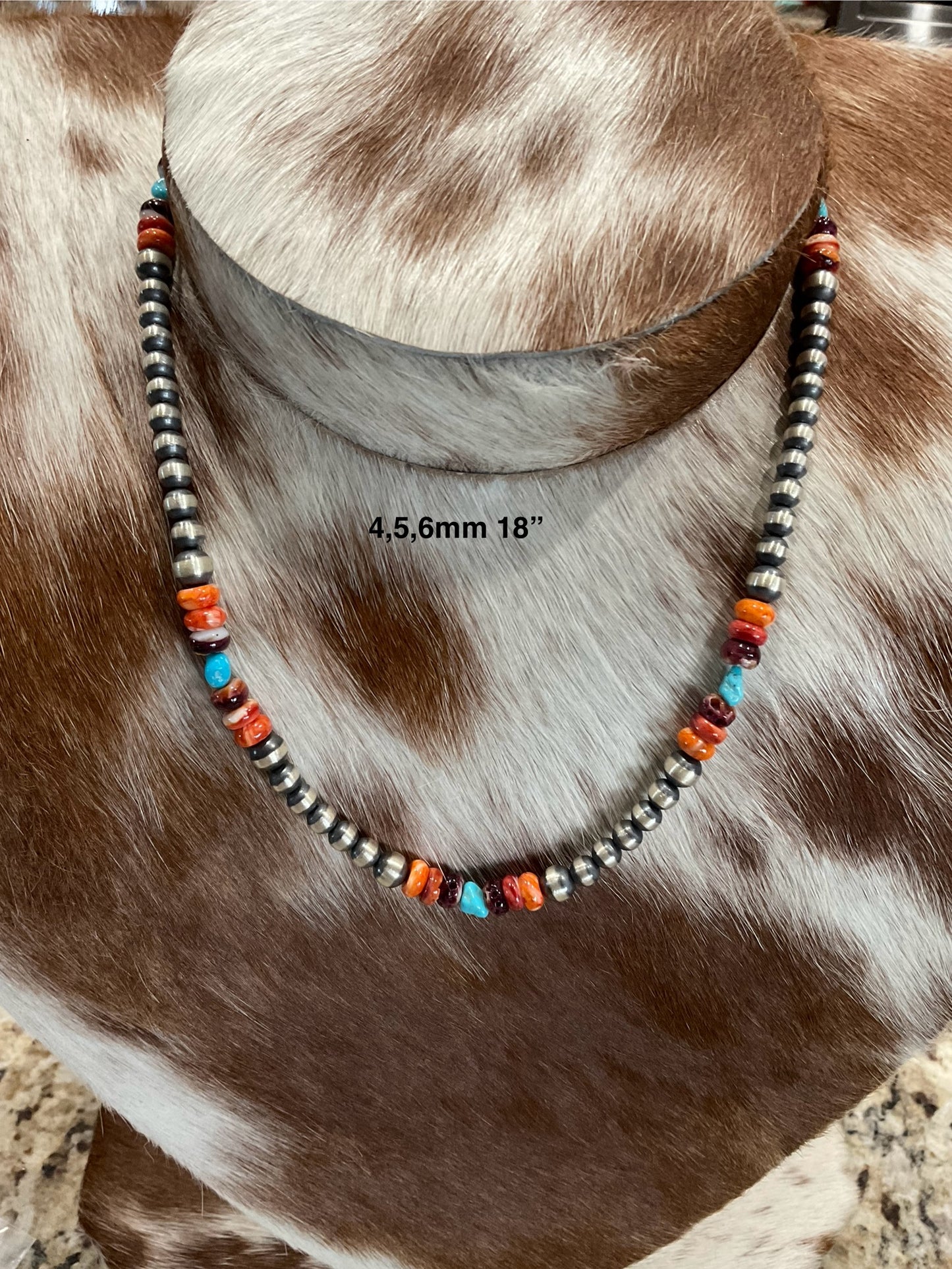 Sterling Silver Pearls w/Multicolor
