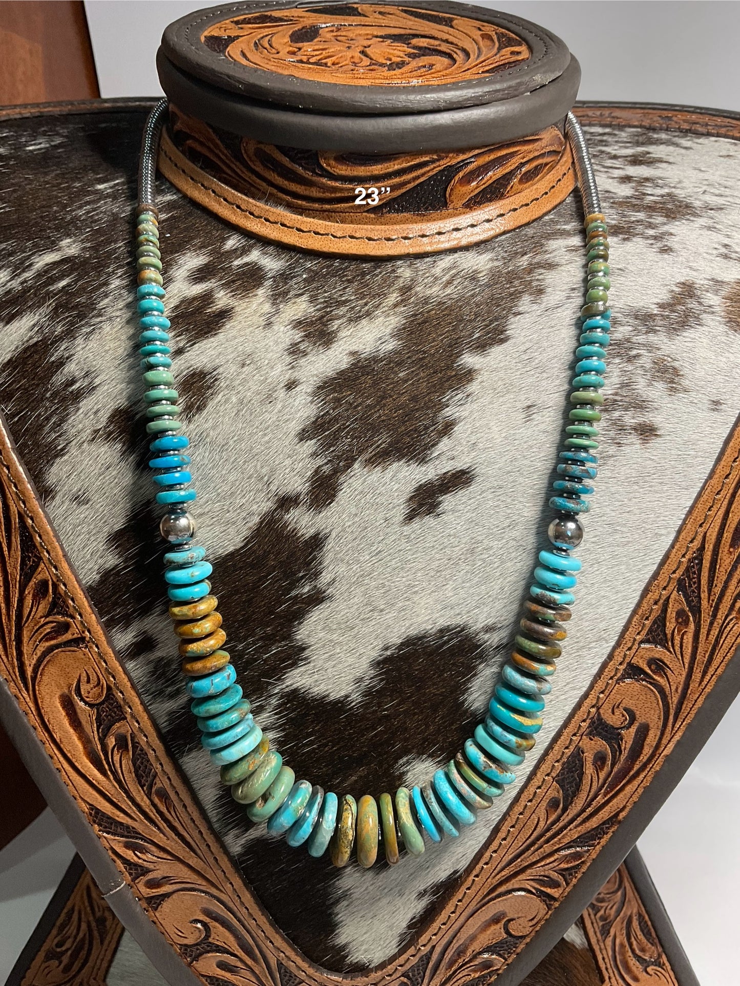 Tricolor Turquoise Necklace