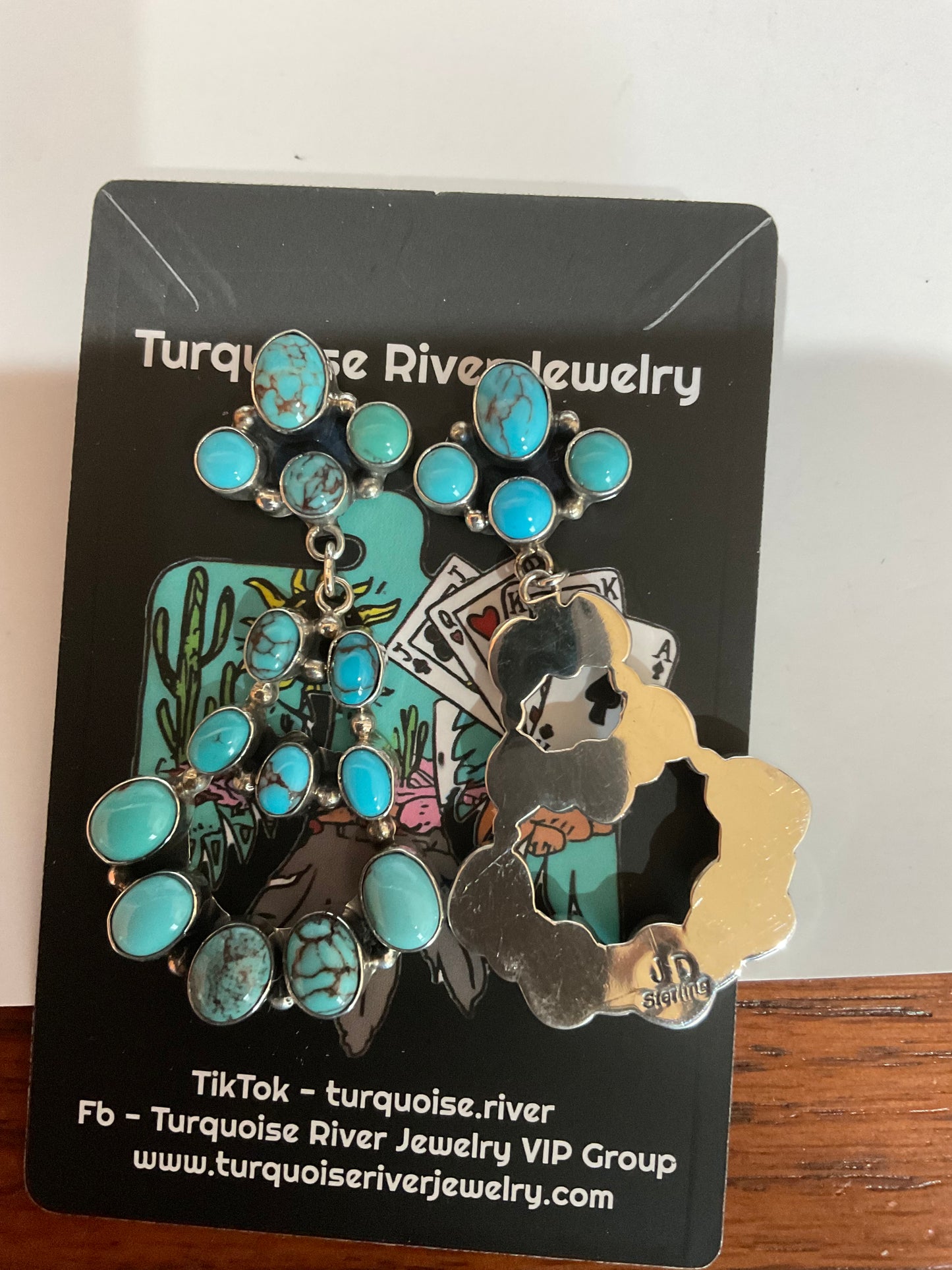 Prince Turquoise Chandelier Earrings