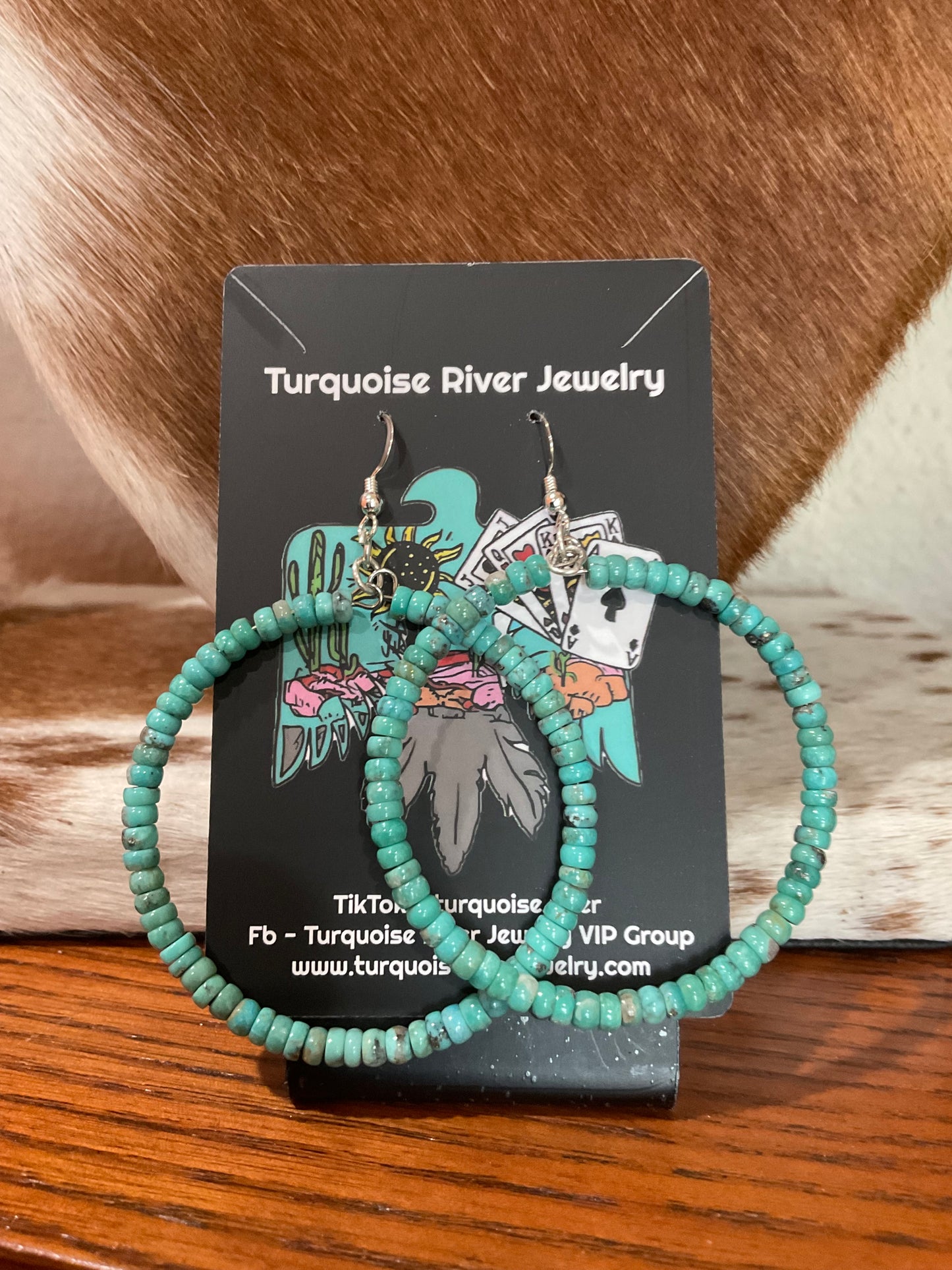 Campitos Turquoise Hoop Earrings