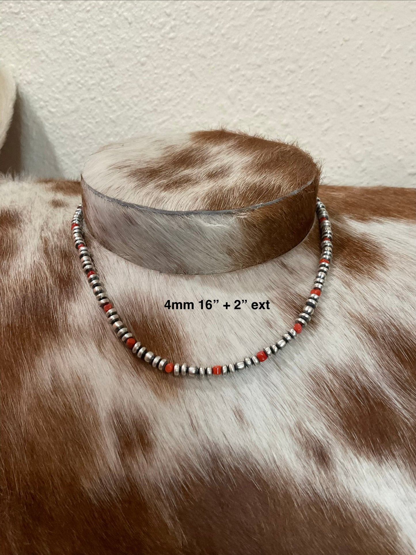 Sterling Silver w/Red Coral