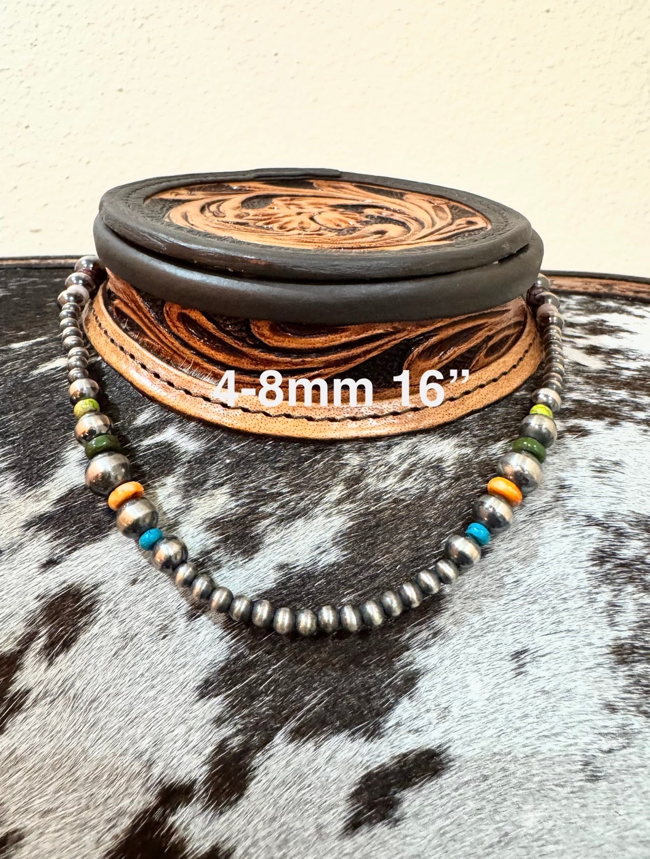 Sterling Silver Pearls w/Multicolor