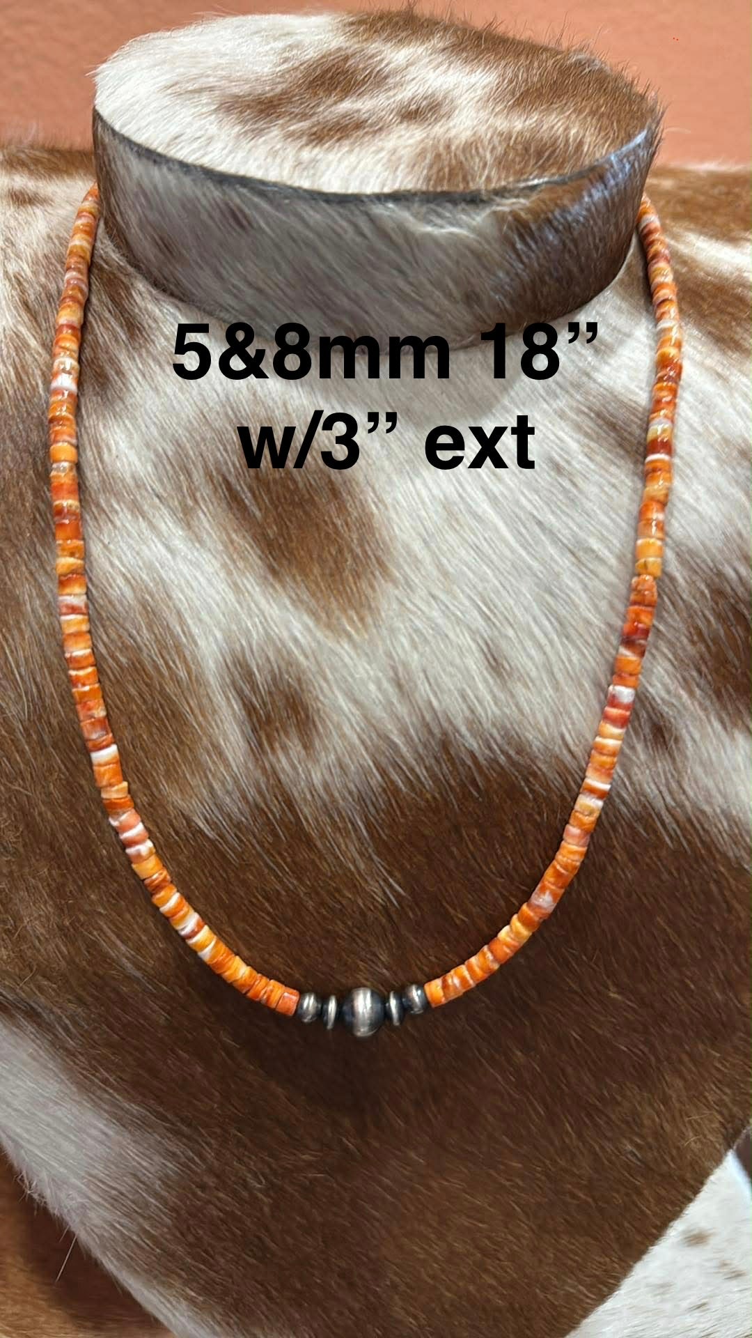 Orange Spiny Necklace