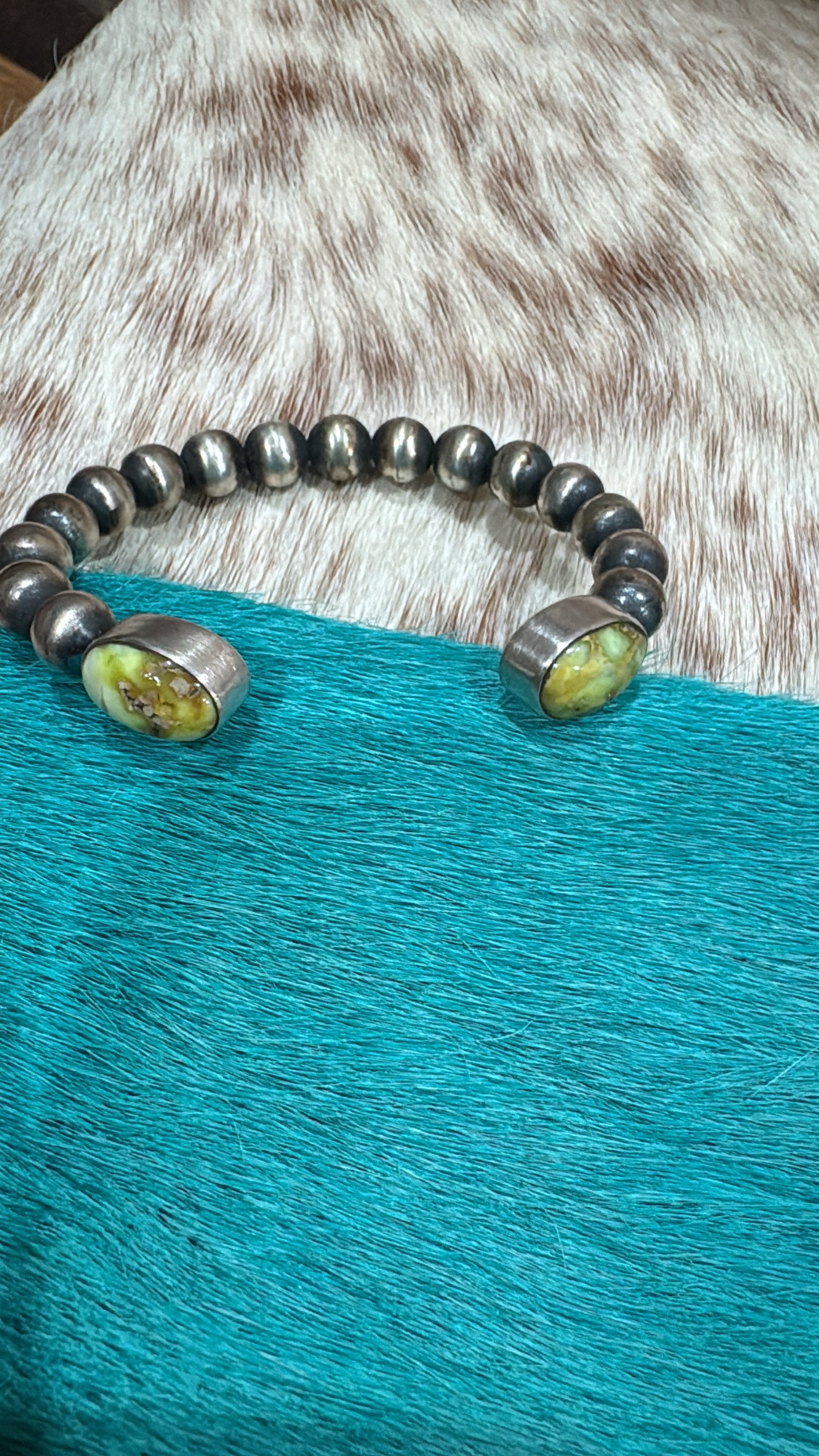 Palomino Sterling Silver Pearl Cuff