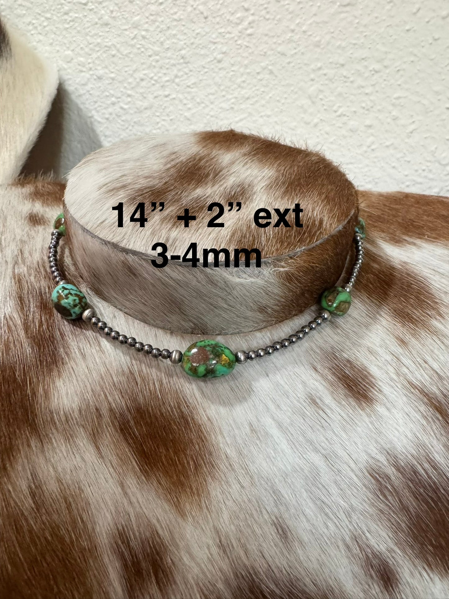 Sterling Silver Pearls w/Sonoran Gold Choker