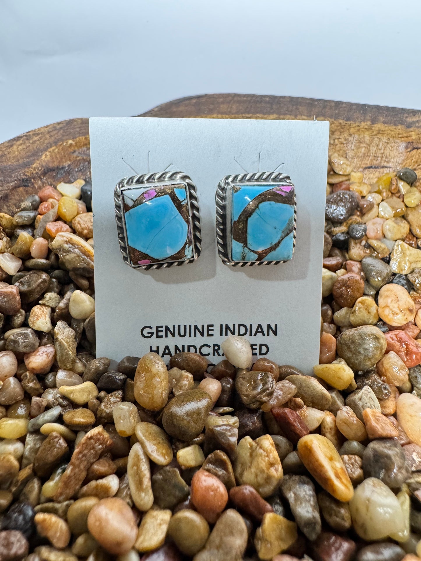 Cotton Candy Stud Earrings