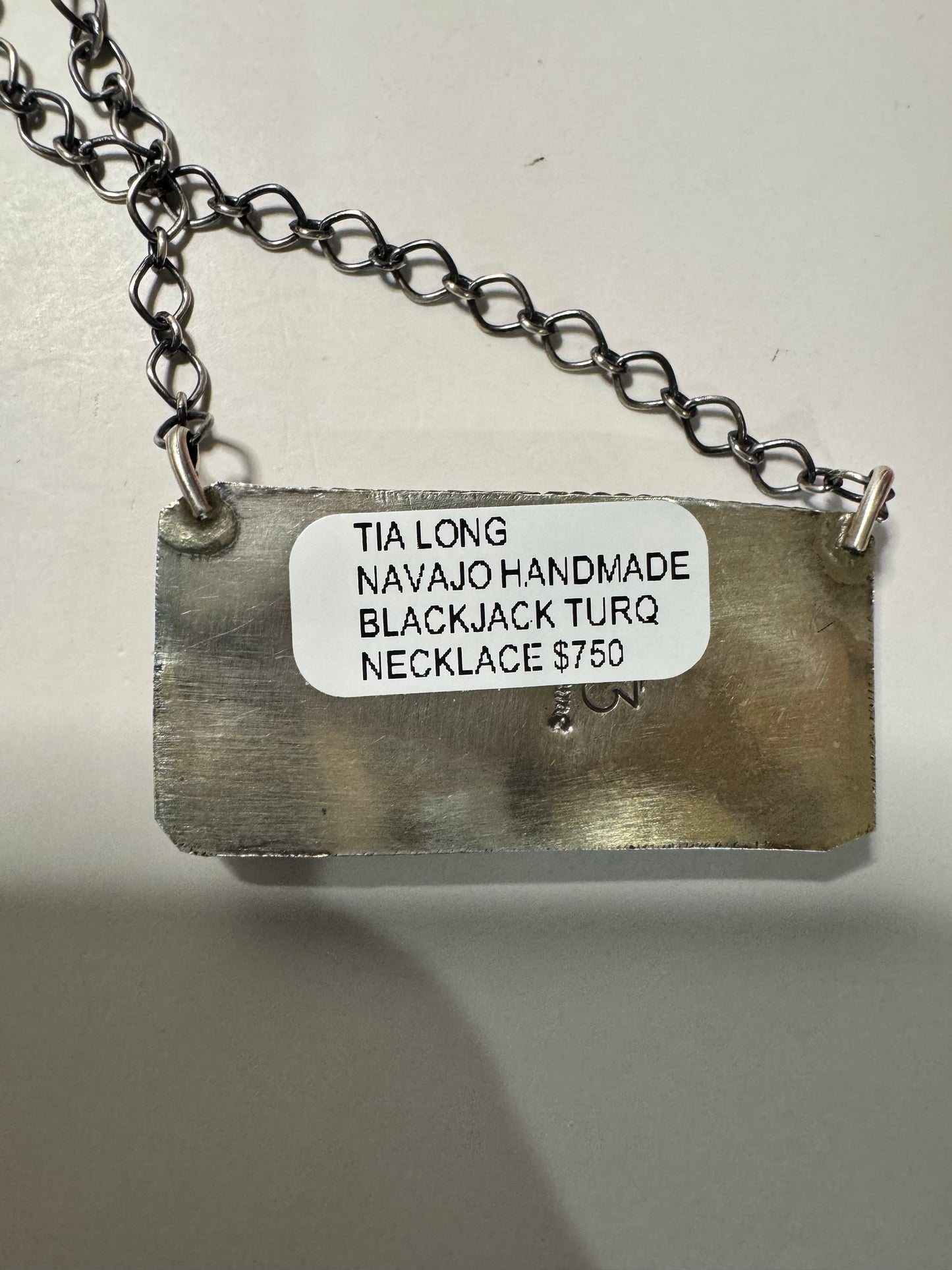 Blackjack Bar Necklace