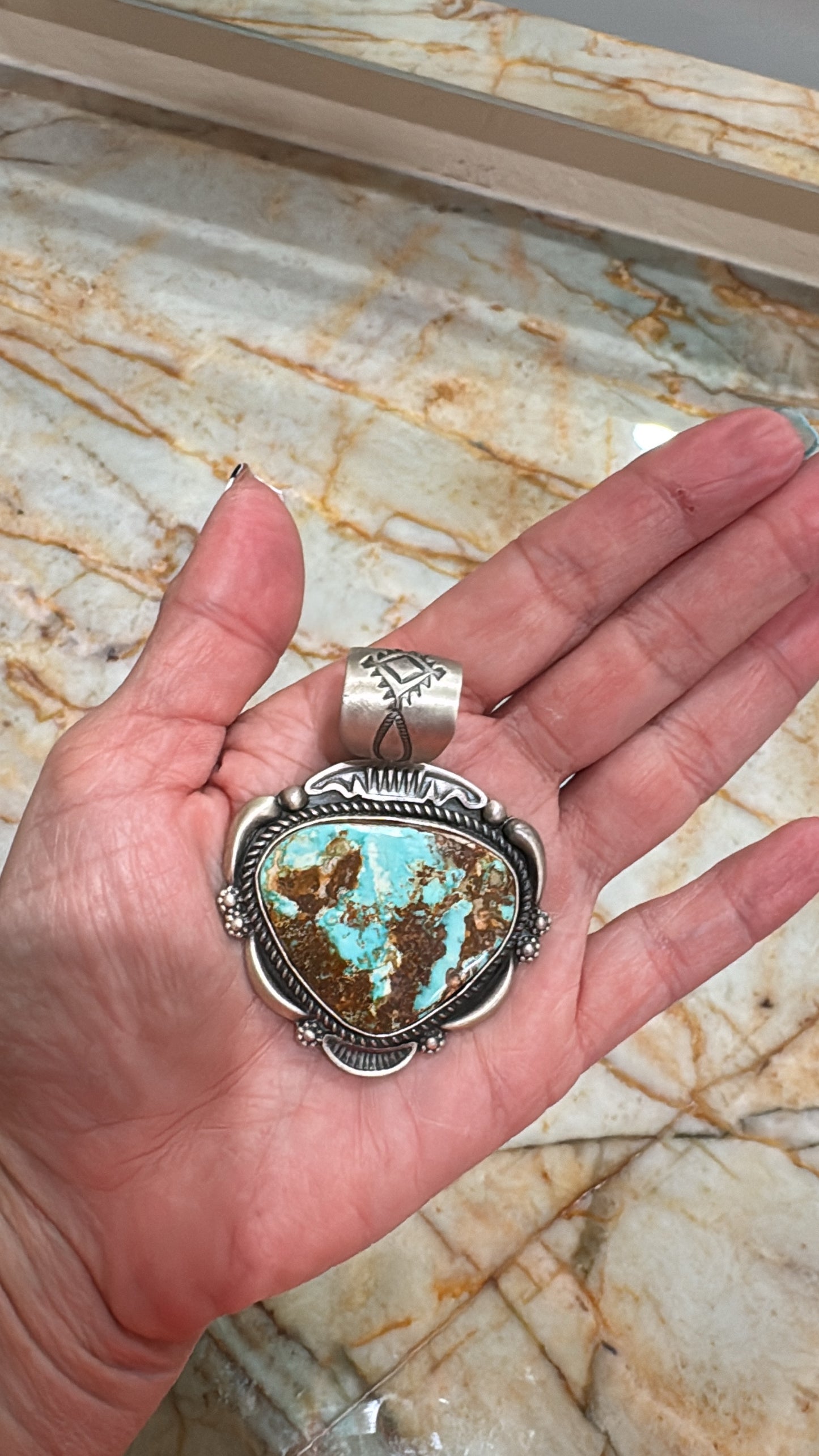 Royston Turquoise Pendant