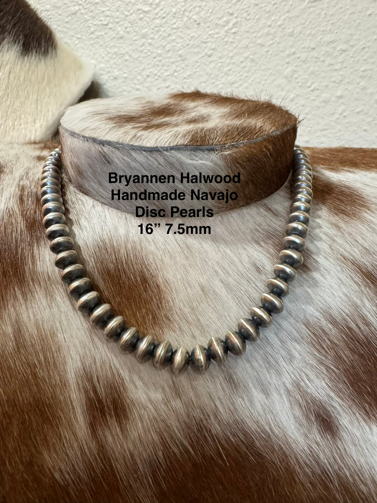 Handmade Navajo Disc Pearls