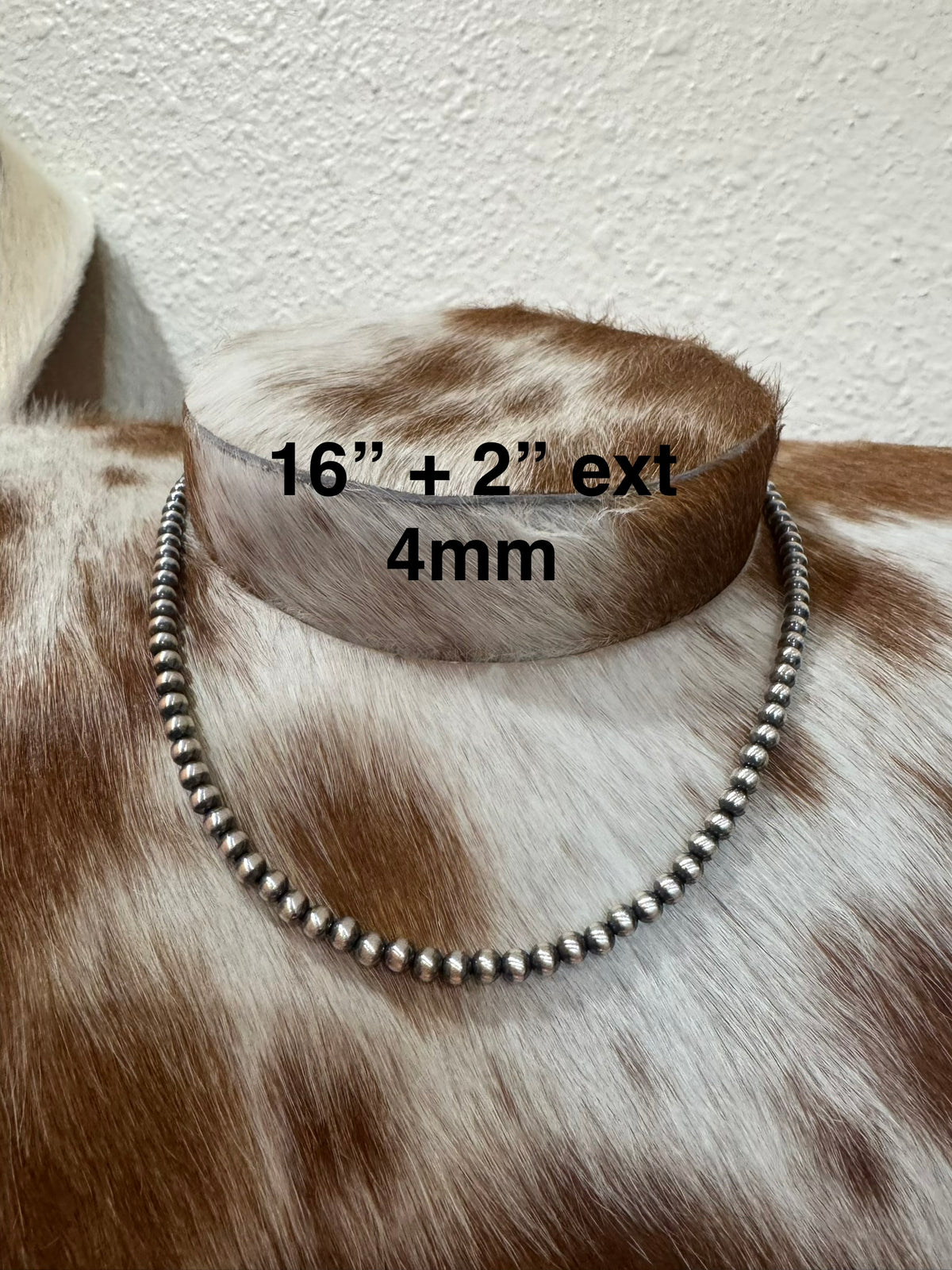 16”-18” 4mm Sterling Silver Pearls