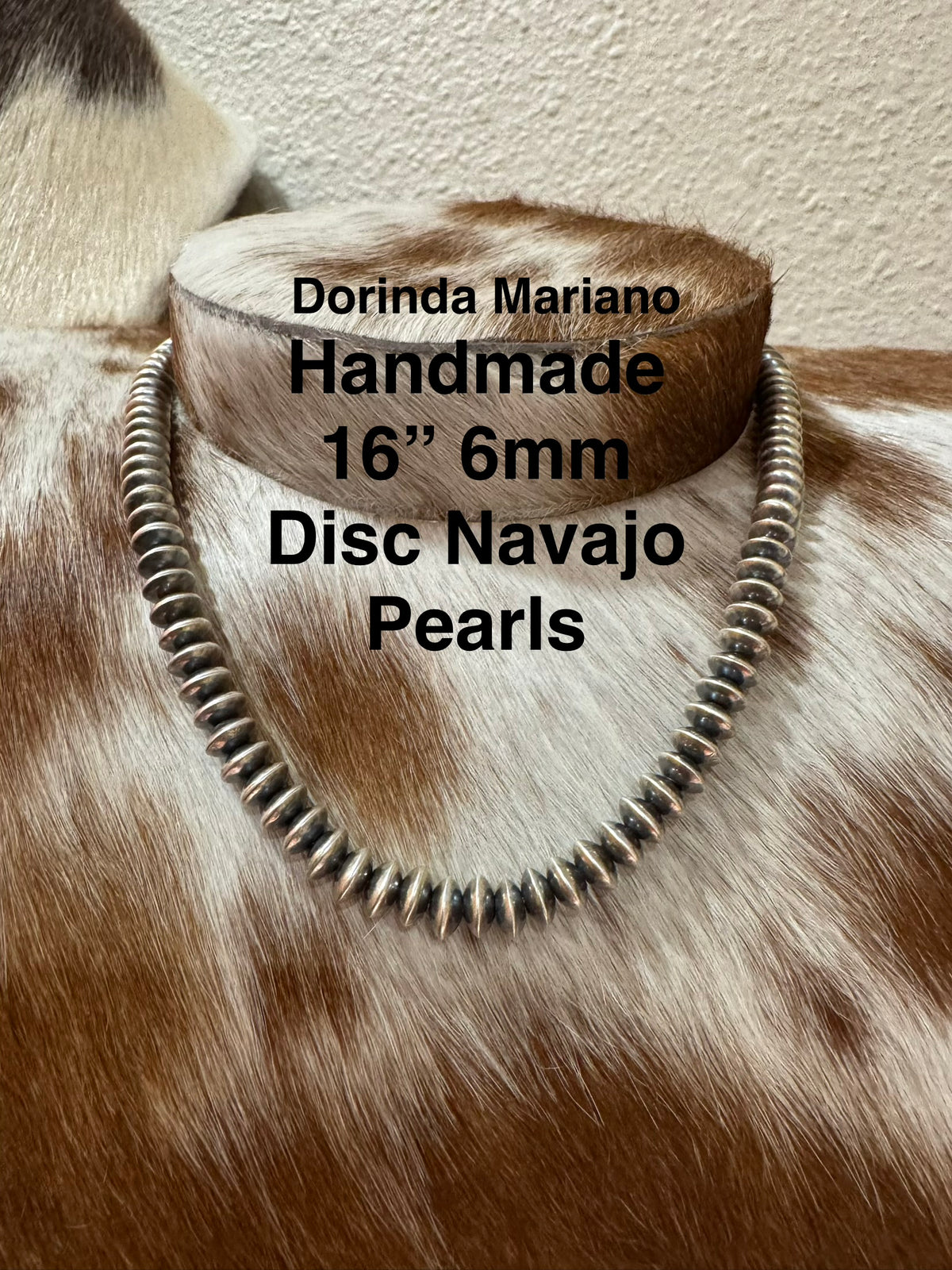 Handmade Navajo Disc Pearls