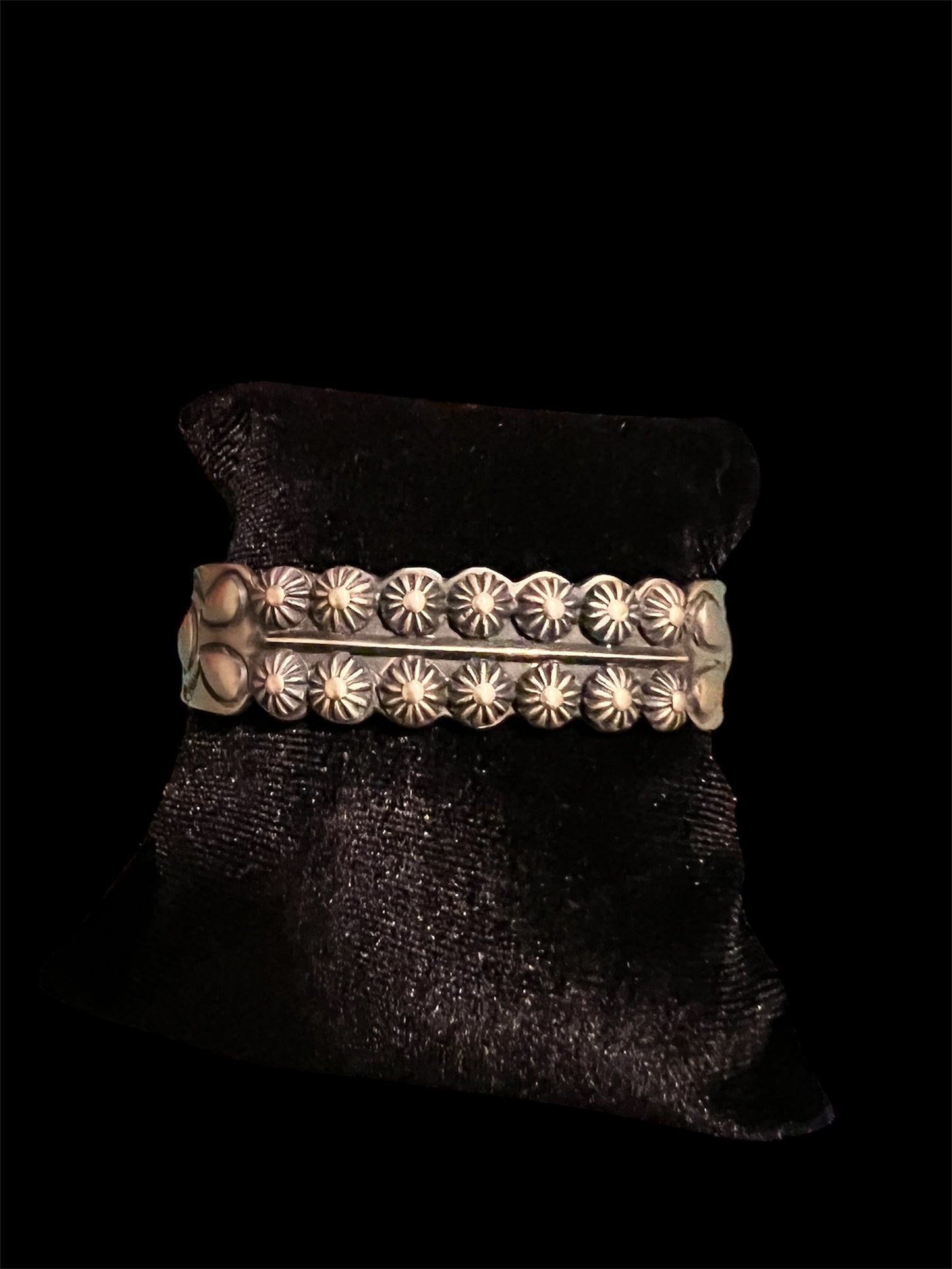 Sterling Silver Double Star Shot Cuff